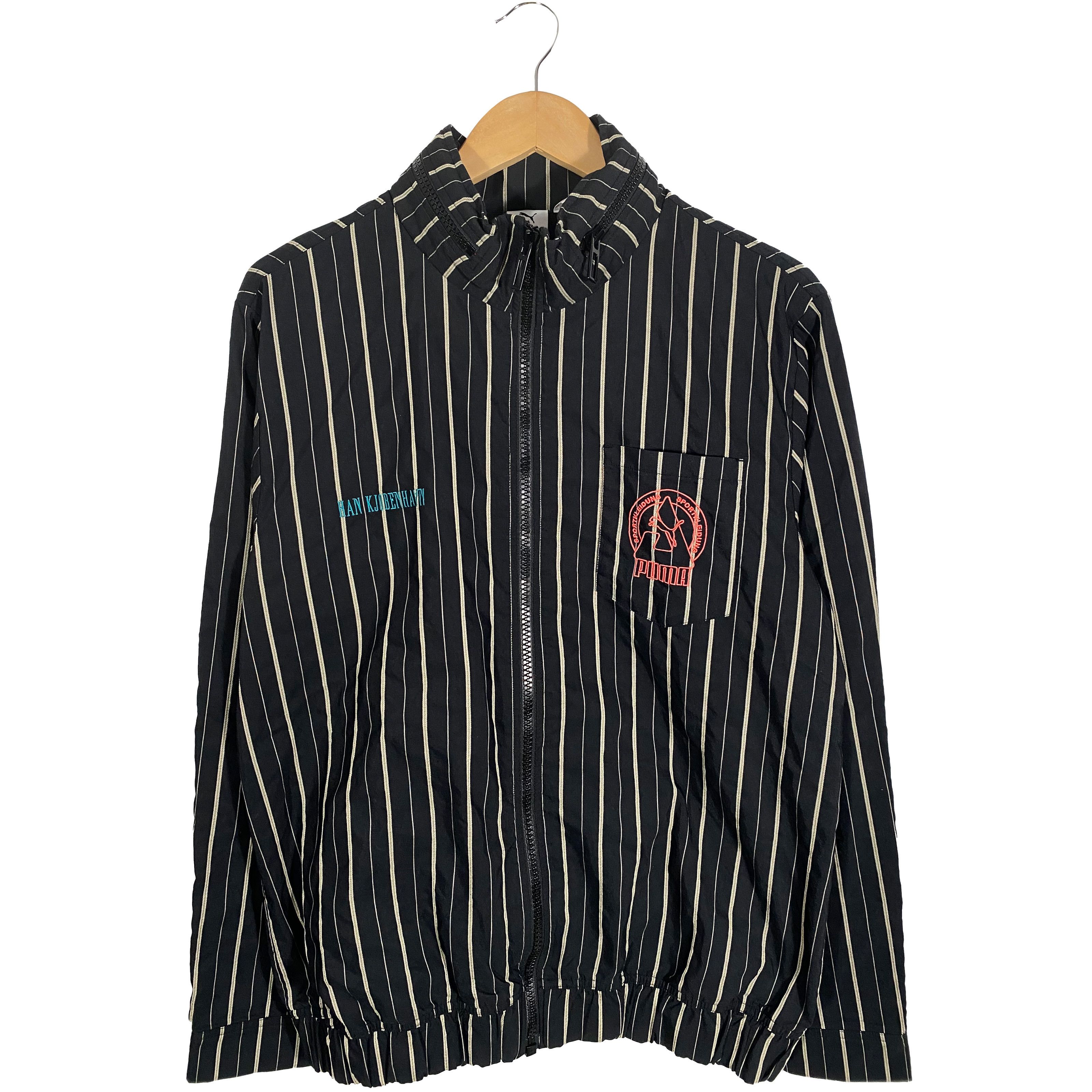 Puma Puma X Han Kjobenhavn Black Cotton PINSTRIPE Track Jacket Size US M / EU 48-50 / 2 - 1 Thumbnail