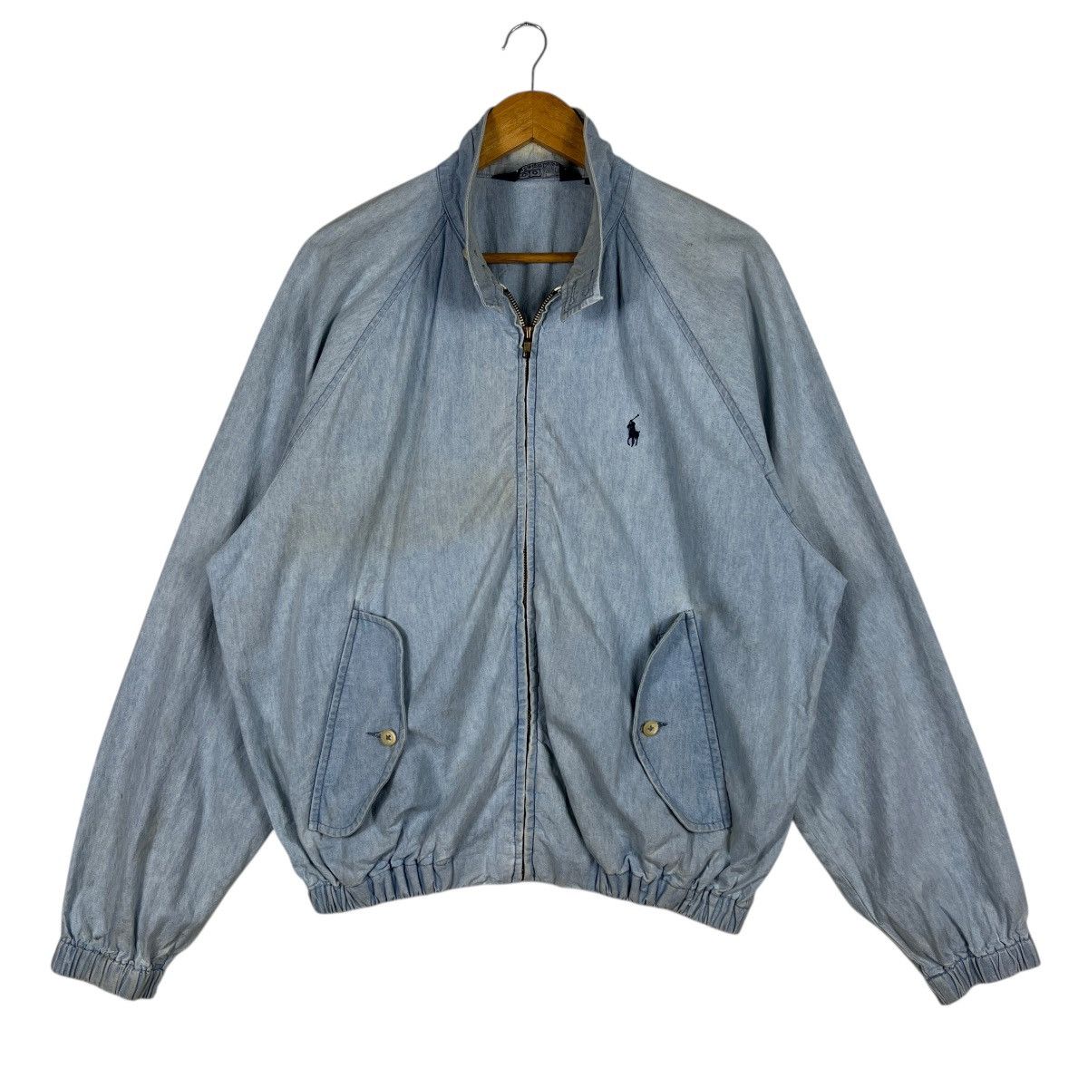 Polo Ralph Lauren 🔥 90s Vintage Polo Ralph Lauren G9 Light Blue Jacket Size US M / EU 48-50 / 2 - 3 Thumbnail