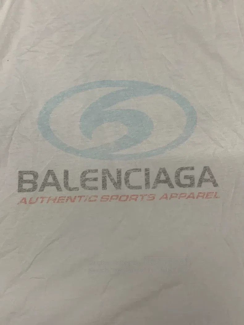 Balenciaga Balenciaga Distressed blue label logo letter pattern print Size US M / EU 48-50 / 2 - 3 Thumbnail