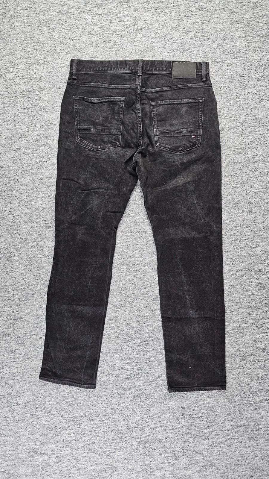 Tommy Hilfiger Tommy Hilfiger Denton Stretch Straight Jeans W32 Faded Black Size US 32 / EU 48 - 2 Thumbnail
