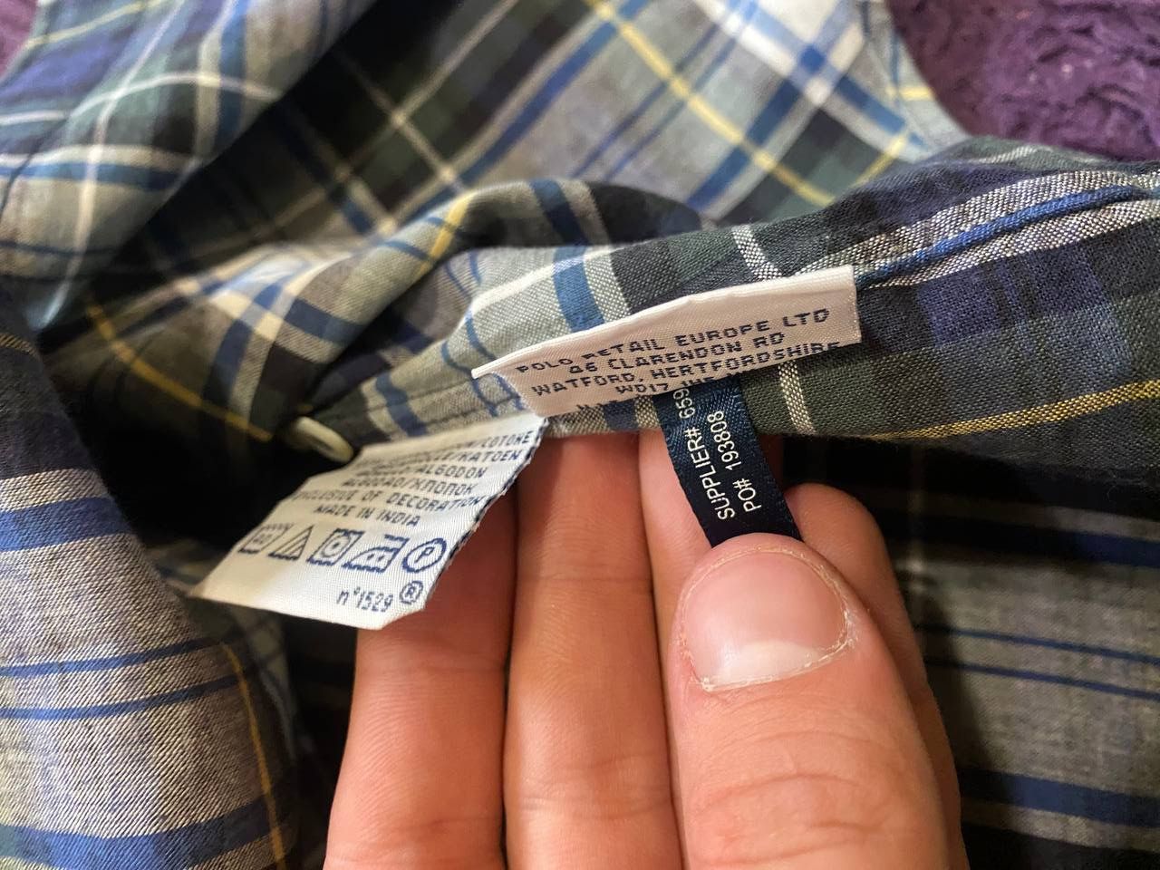 Polo Ralph Lauren Vintage Polo Ralph Lauren Custom Fit Button Up Shirt Size L Size US L / EU 52-54 / 3 - 4 Thumbnail
