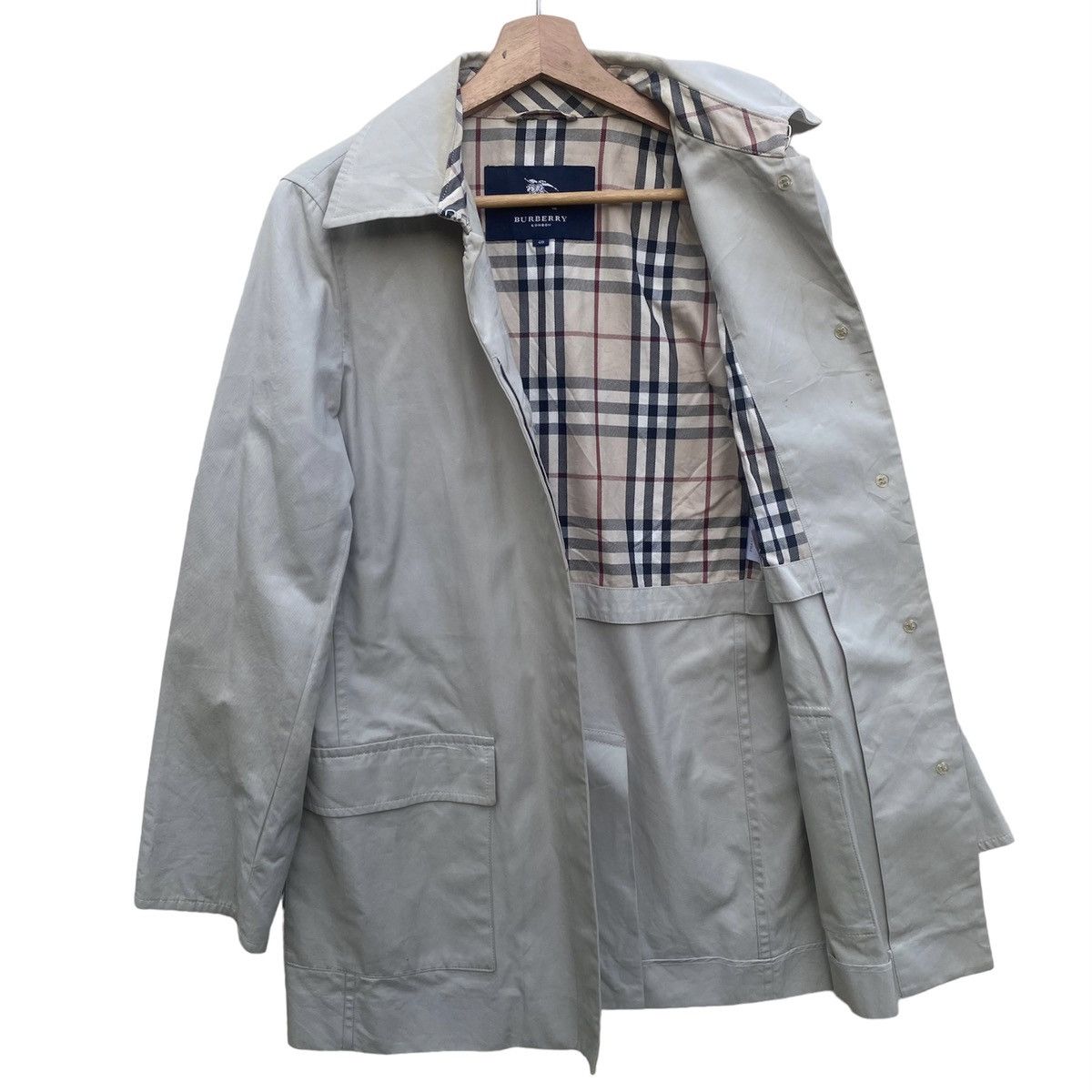 Burberry Burberry Nova Check Trench Coat Parka Size US M / EU 48-50 / 2 - 1 Thumbnail