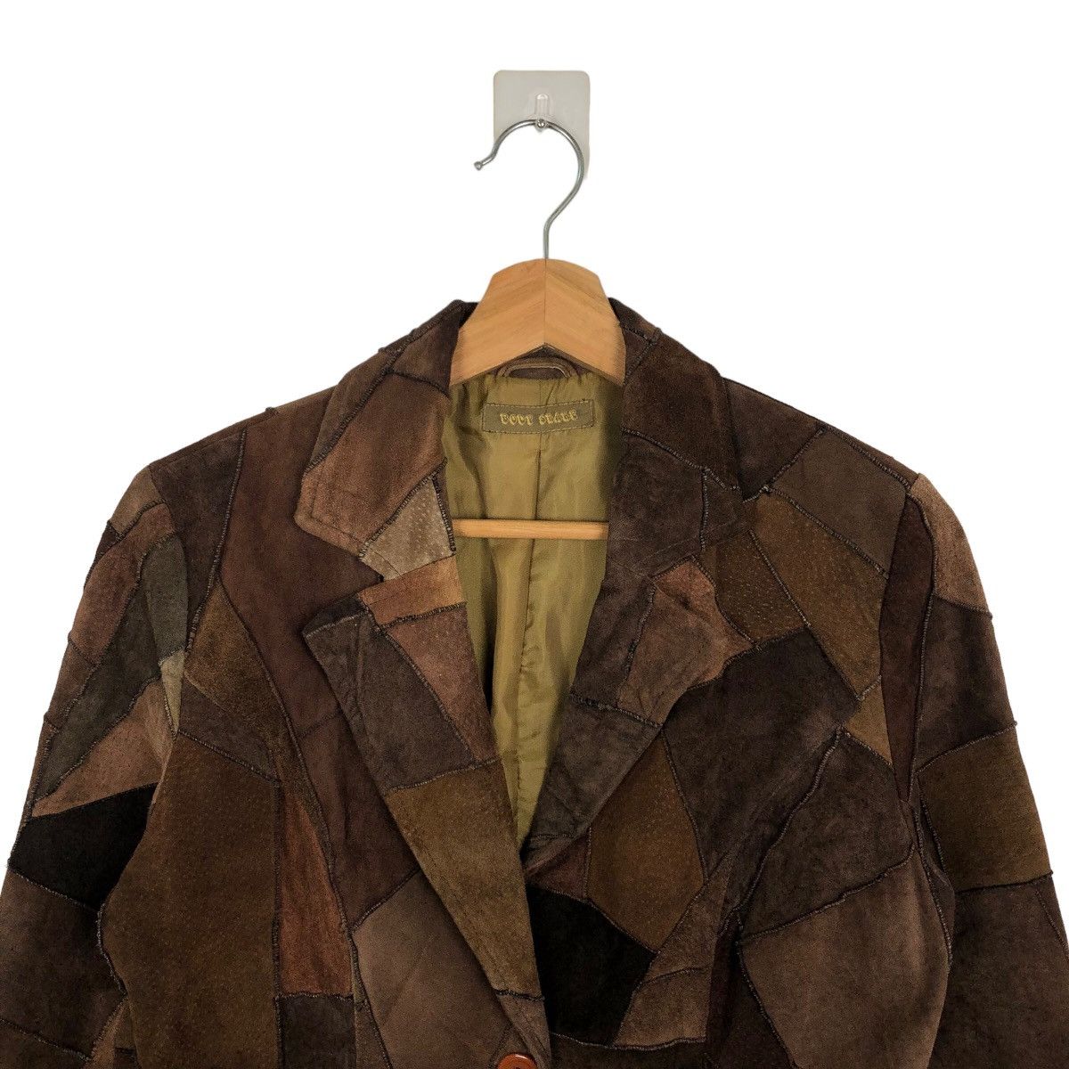 Japanese Brand 🔥90s VINTAGE SOFT LEATHER JACKET BODY SHAKE JAPAN PATCHWORK Size US M / EU 48-50 / 2 - 2 Thumbnail