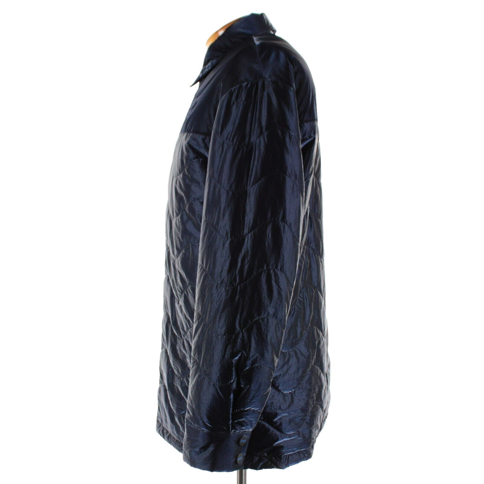 Kiton Jacket Size L US In Blue Nylon
