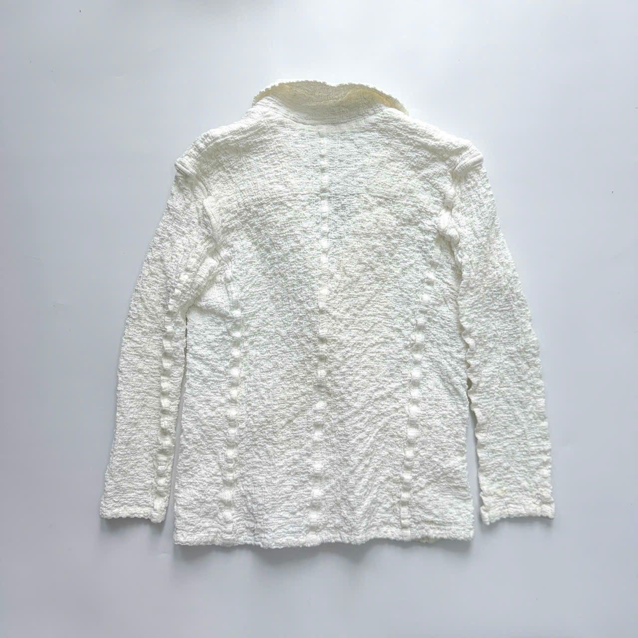 Issey Miyake Issey Miyake Me Cauliflower Pleated Blazer Size S / US 4 / IT 40 - 2 Thumbnail