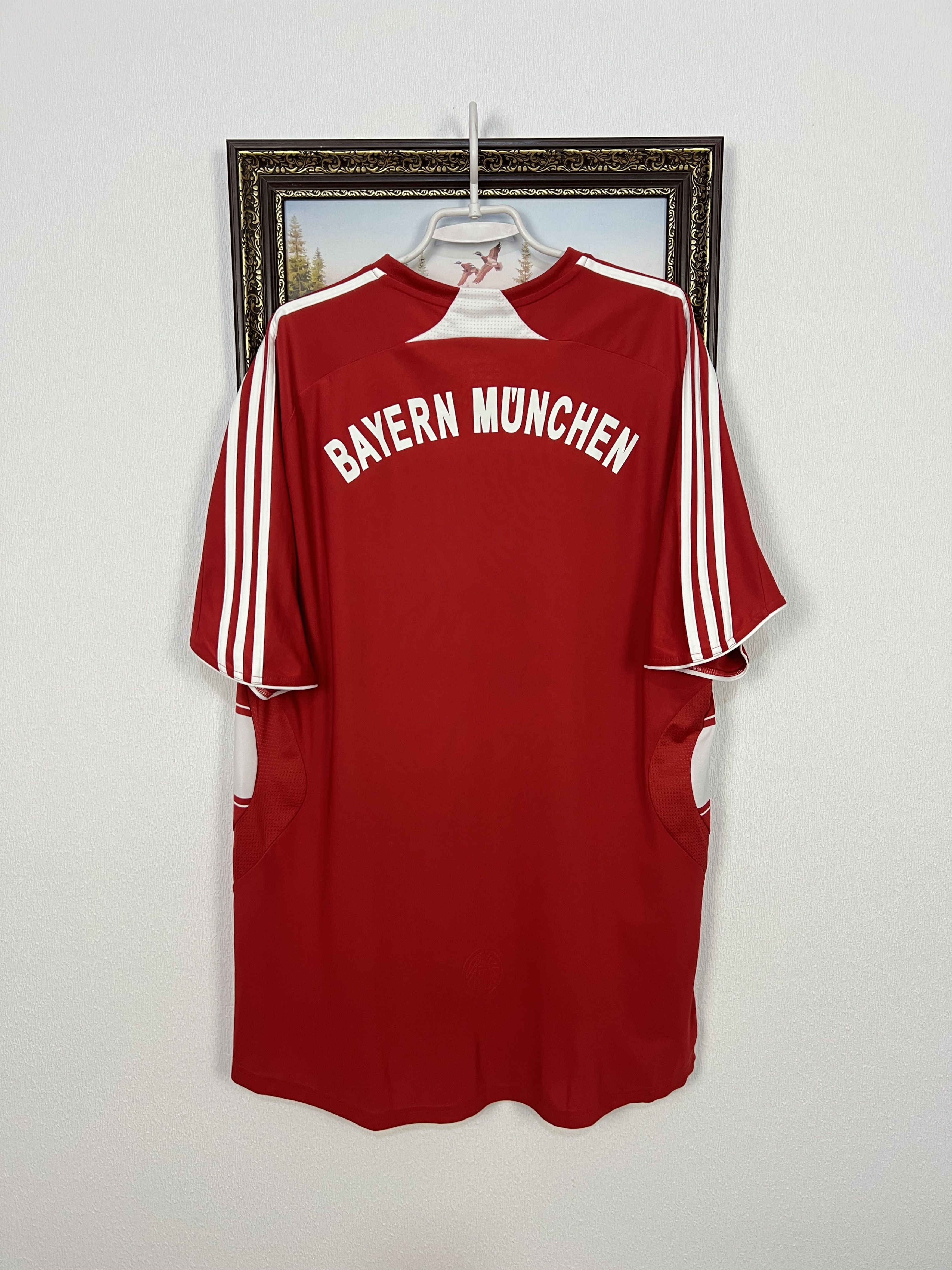 Adidas Bayern Munich Home football shirt 2007 Soccer Adidas Jersey Size US XXL / EU 58 / 5 - 11 Thumbnail