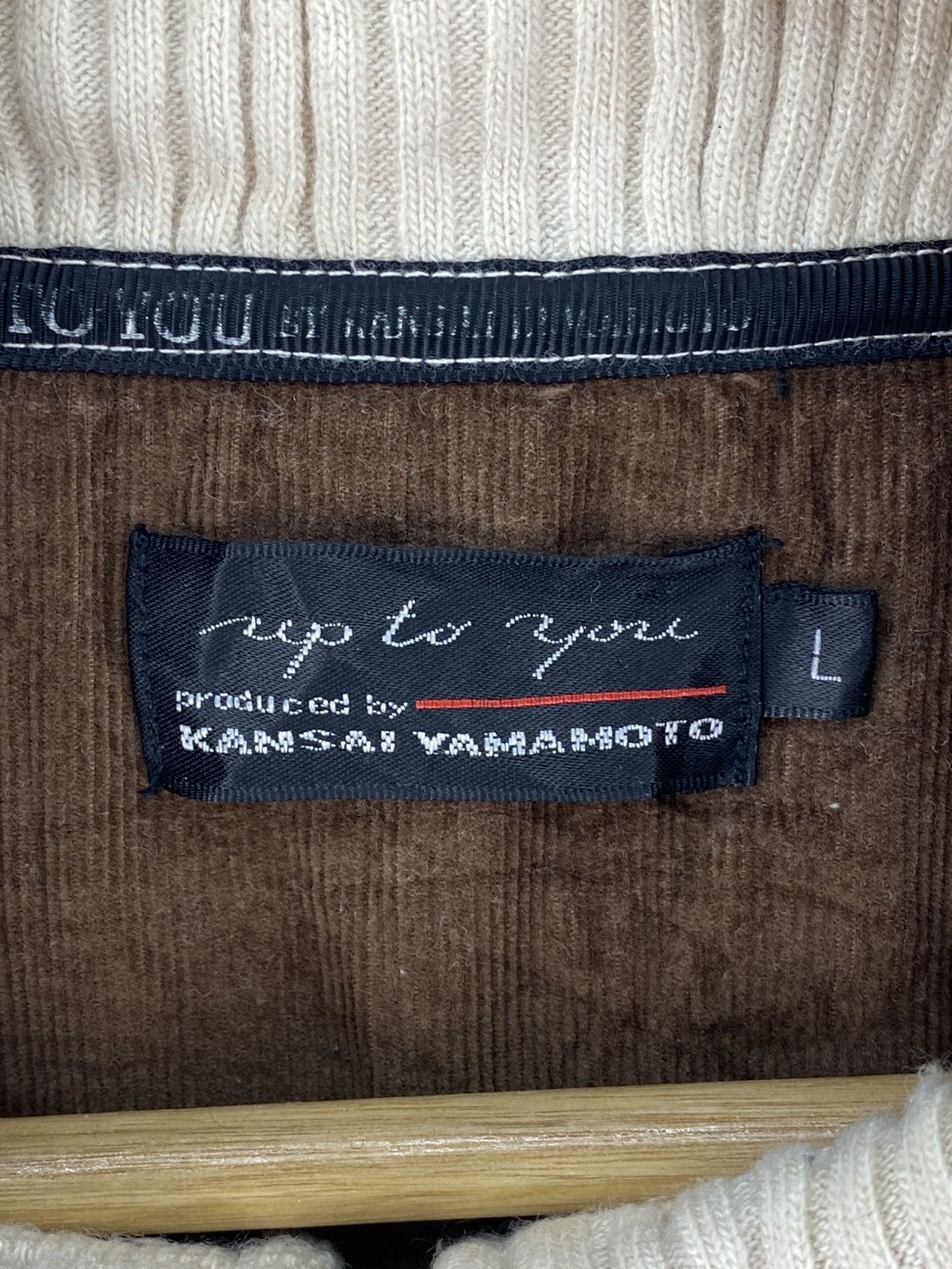 Kansai Yamamoto Up To You By Kansai Yamamoto Quarter Zipper Knitwear Size US L / EU 52-54 / 3 - 11 Thumbnail