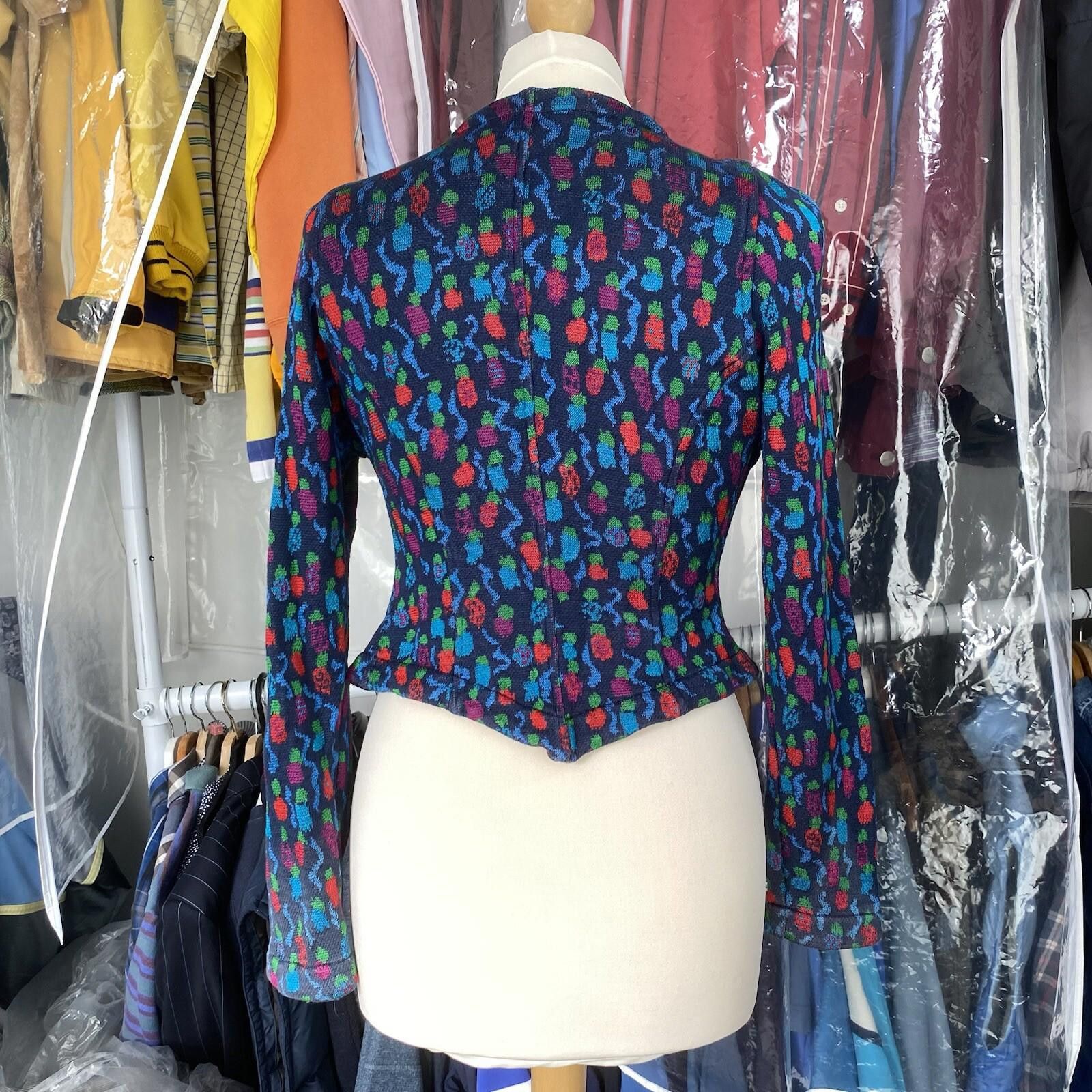 Missoni Vintage Missoni Cardigan Knit Berry Medium 6 Bolero Jumper Size XS / US 0-2 / IT 36-38 - 7 Thumbnail