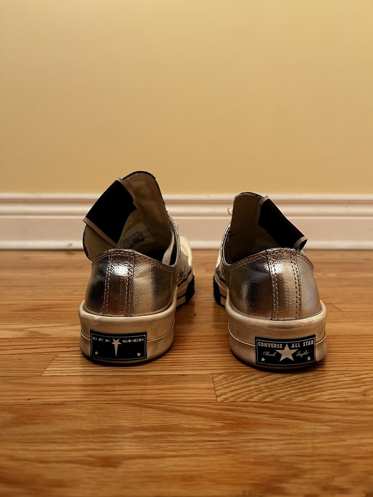 Converse × Rick Owens Drkshdw Rick Owens DrkShdw x Converse Lowtop Sneakers Size US 8.5 / EU 41-42 - 3 Thumbnail