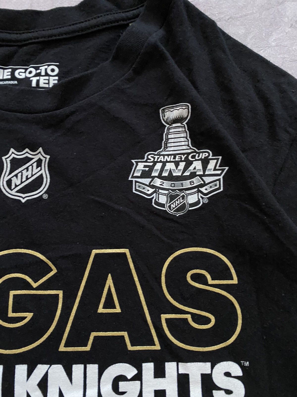 Adidas × Vintage Adidas NHL Las Vegas Golden Knights Fluery #29 T- Shirt Size US M / EU 48-50 / 2 - 7 Thumbnail