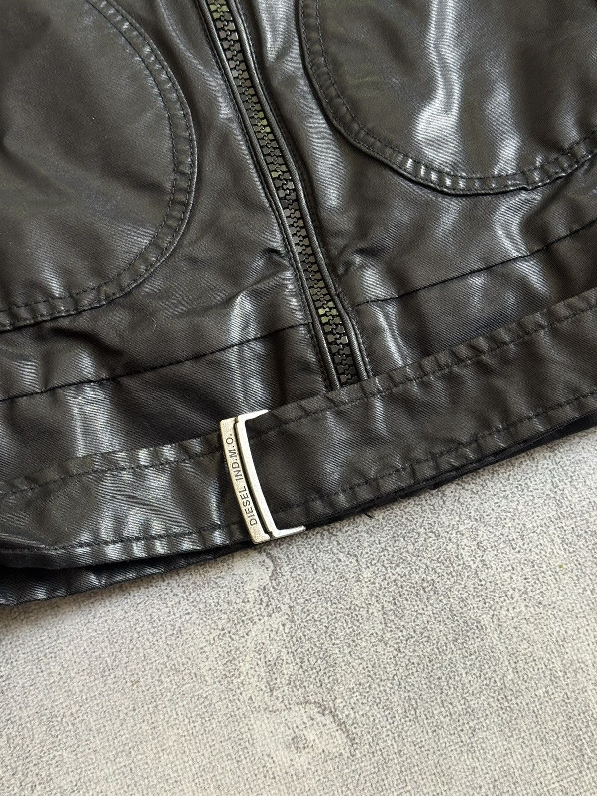 Diesel Diesel L/size wmns black avantgarde jacket Y2K biker LGB Size L / US 10 / IT 46 - 4 Thumbnail