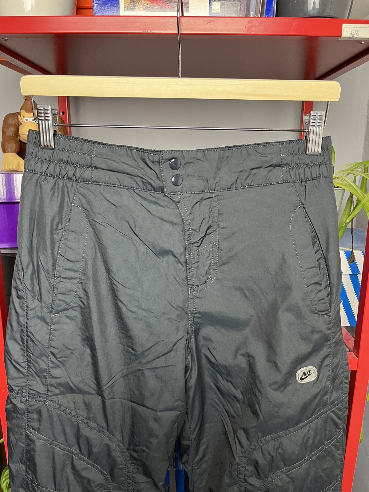 Nike × Vintage Vintage 00s Nike insulated track pants Size 29" - 3 Thumbnail