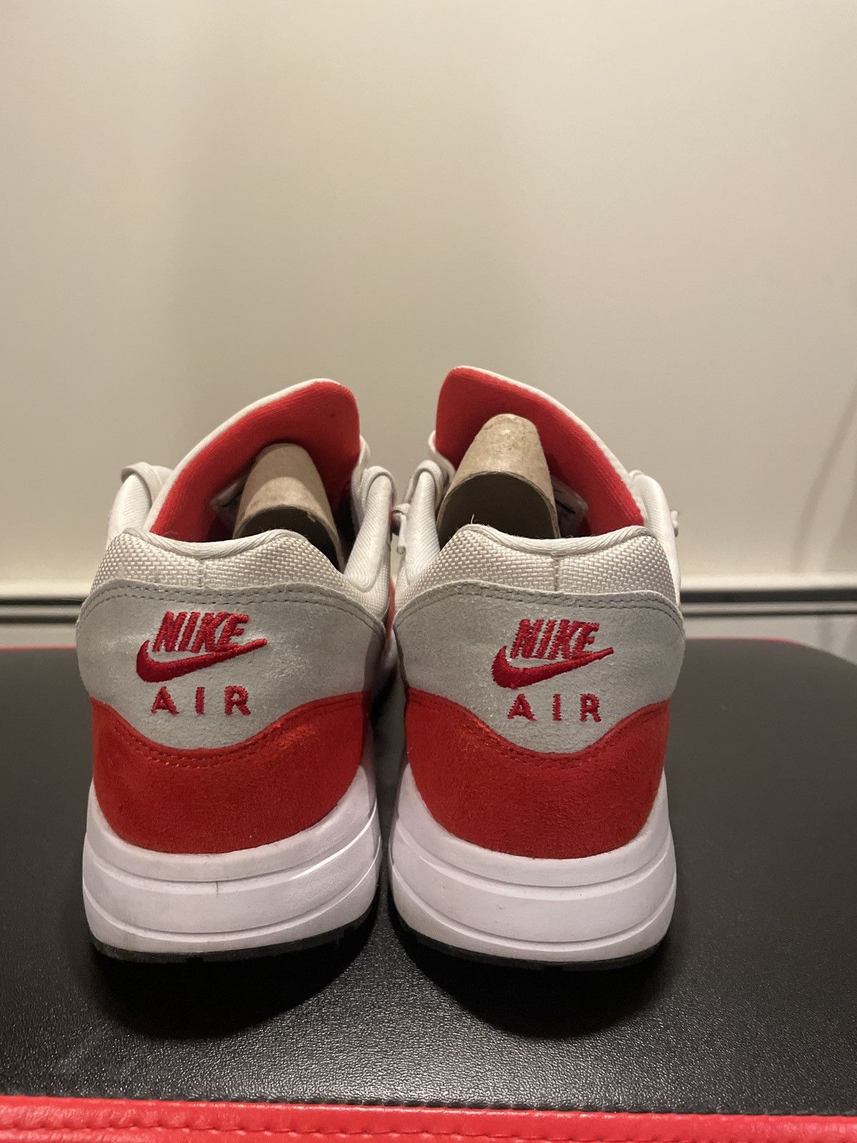 Nike Nike Air Max One “White and University Red” Size US 10 / EU 43 - 6 Thumbnail