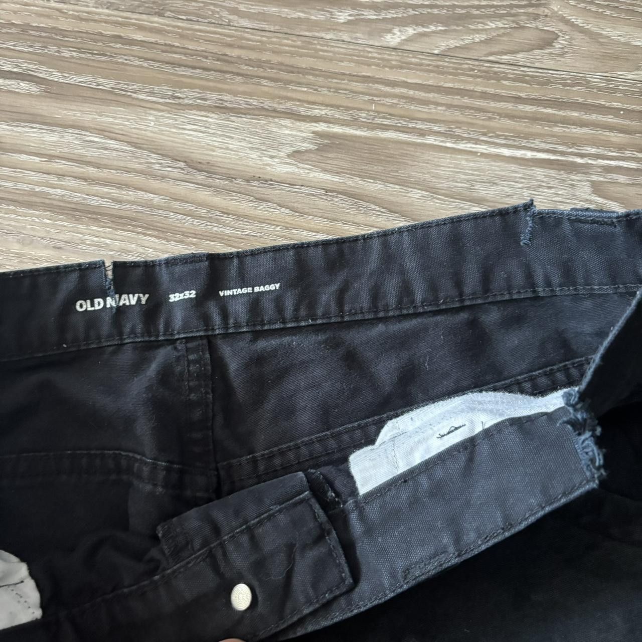 Vintage Crazy Vintage Y2K/2000s Baggy Black Streetwear Skater Carpenter Pants! 32x32 Size US 32 / EU 48 - 7 Thumbnail