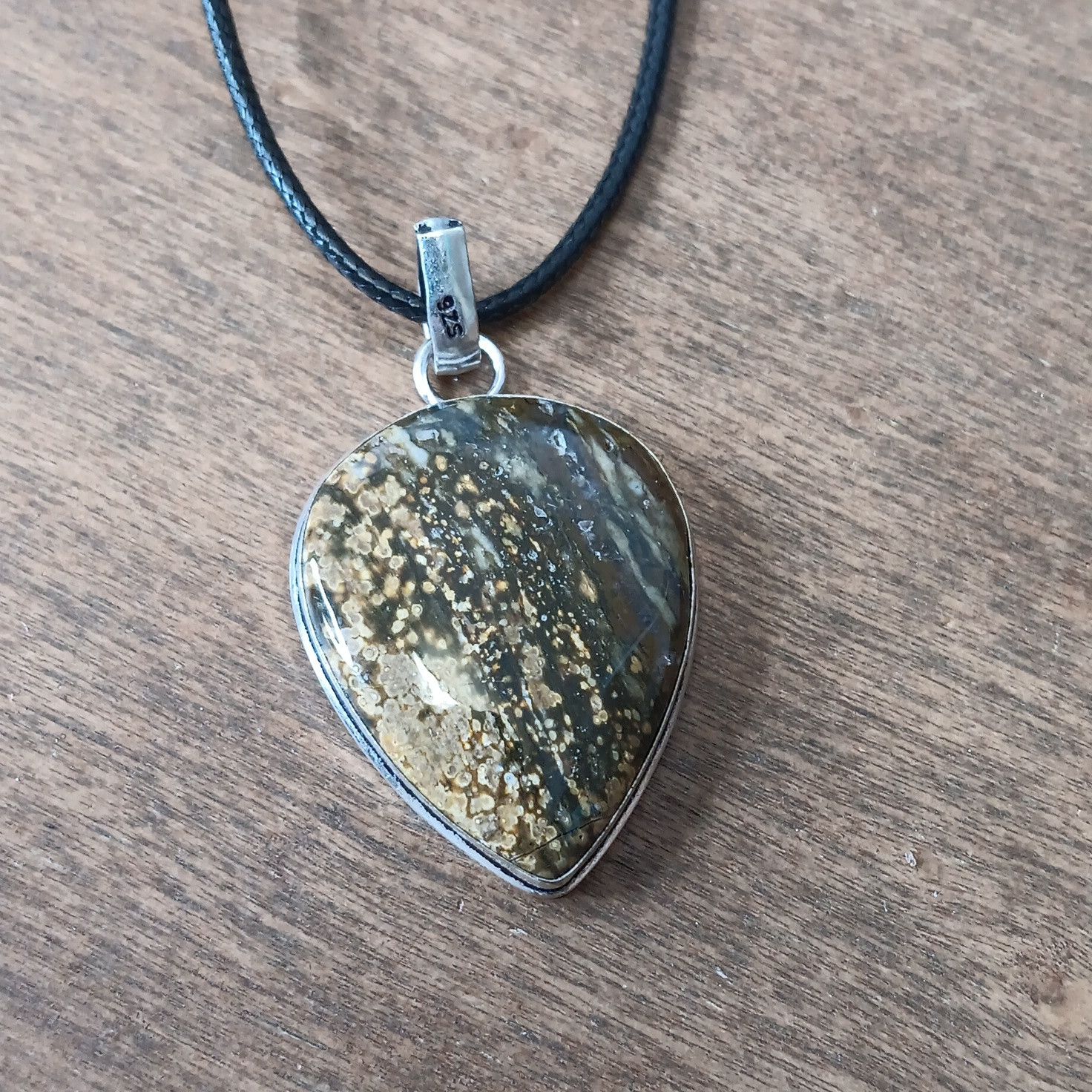 Other Ocean Jasper gemstone pendant necklace Size ONE SIZE - 1 Thumbnail