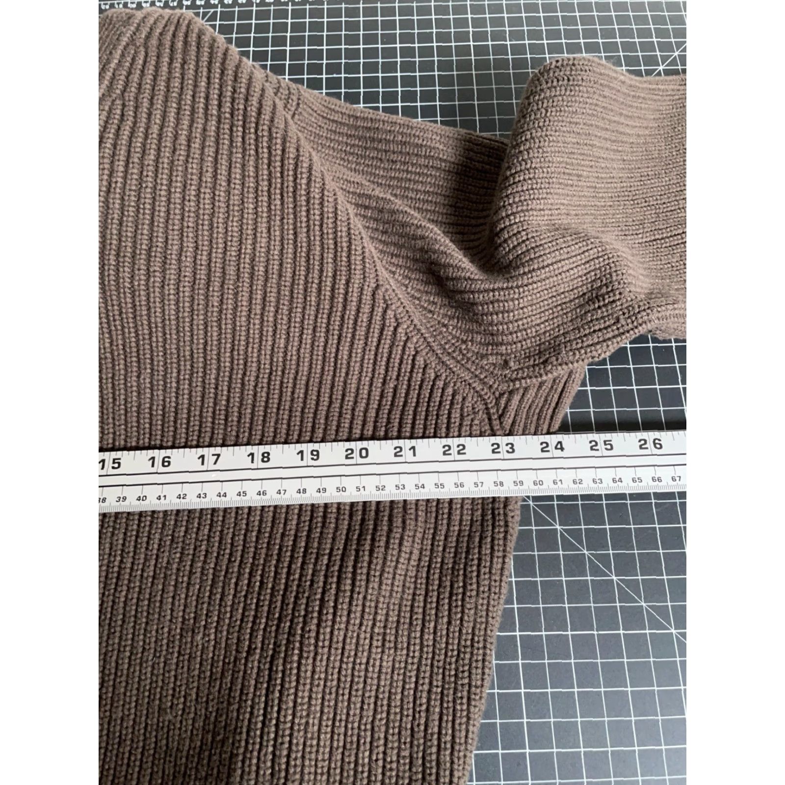 Vintage Duluth Brigadier Sweater Men's XL Tall Brown Cotton Wool Shawl Collar Heavy Knit Size US XL / EU 56 / 4 - 5 Thumbnail