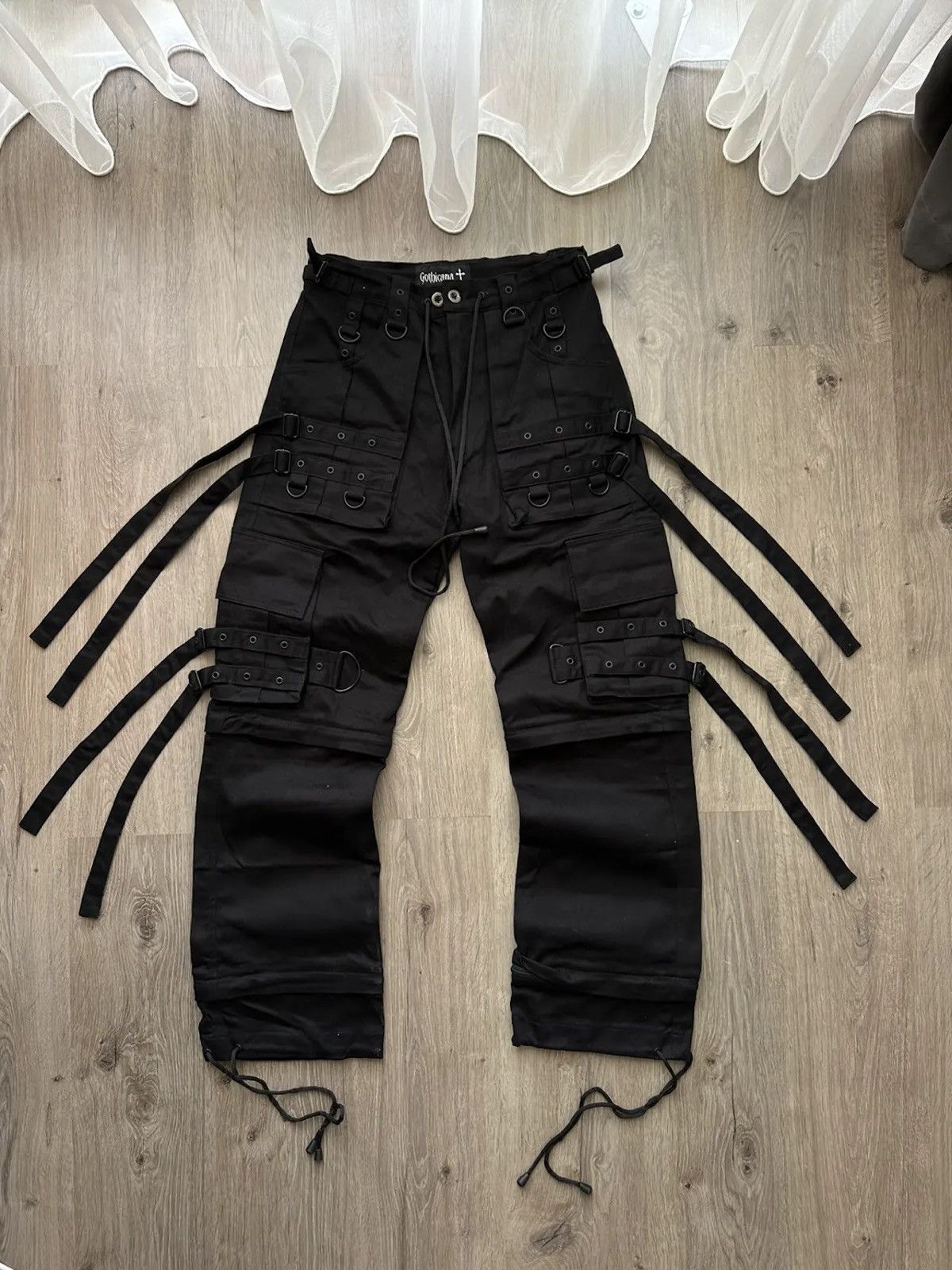 Vintage Japanese Junya Watanabe Balenciaga Style Black Pants