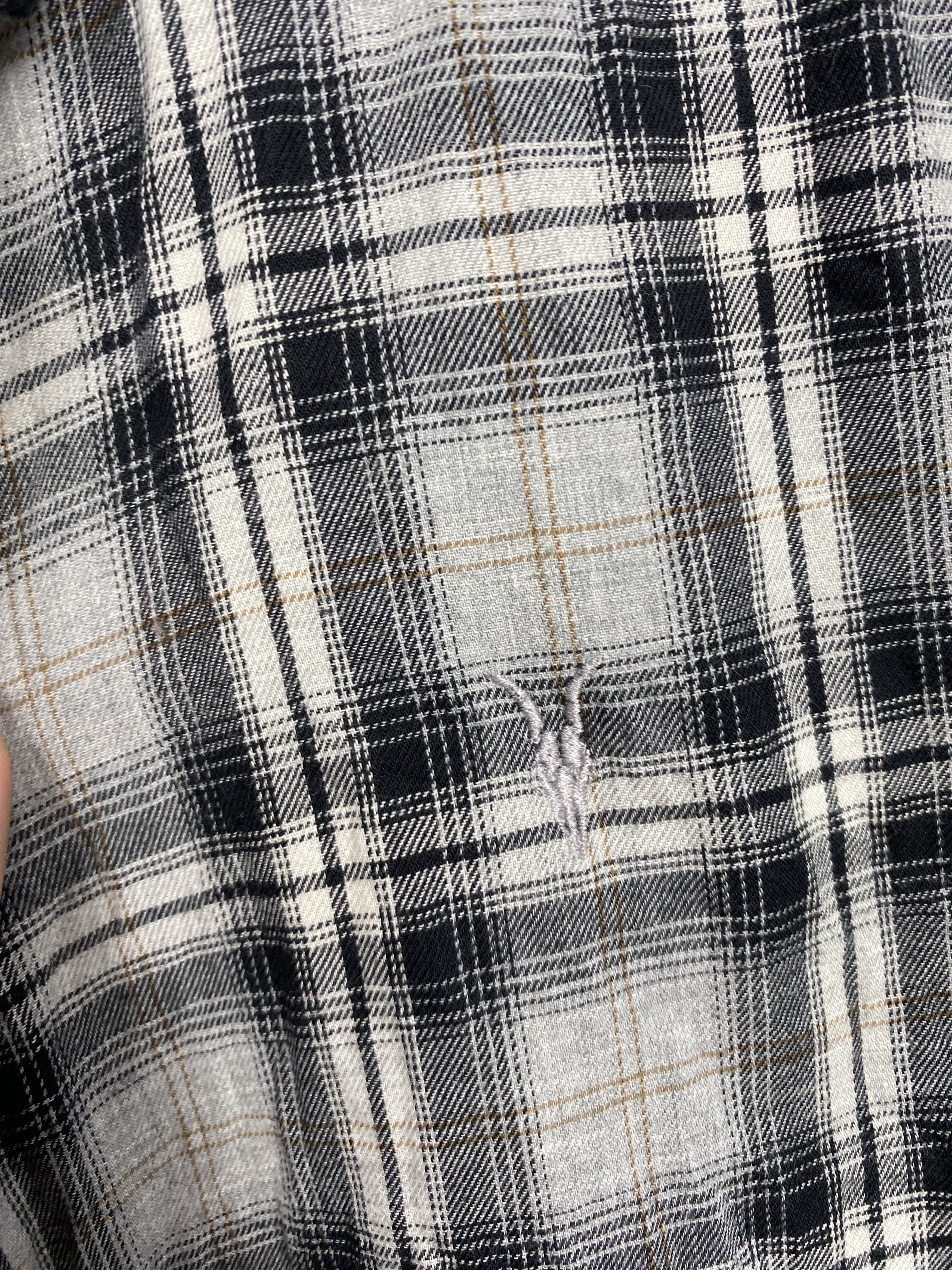Allsaints × Flannel Allsaints Mens Kelross Flannel Plaid Shirt Size US XS / EU 42 / 0 - 3 Thumbnail