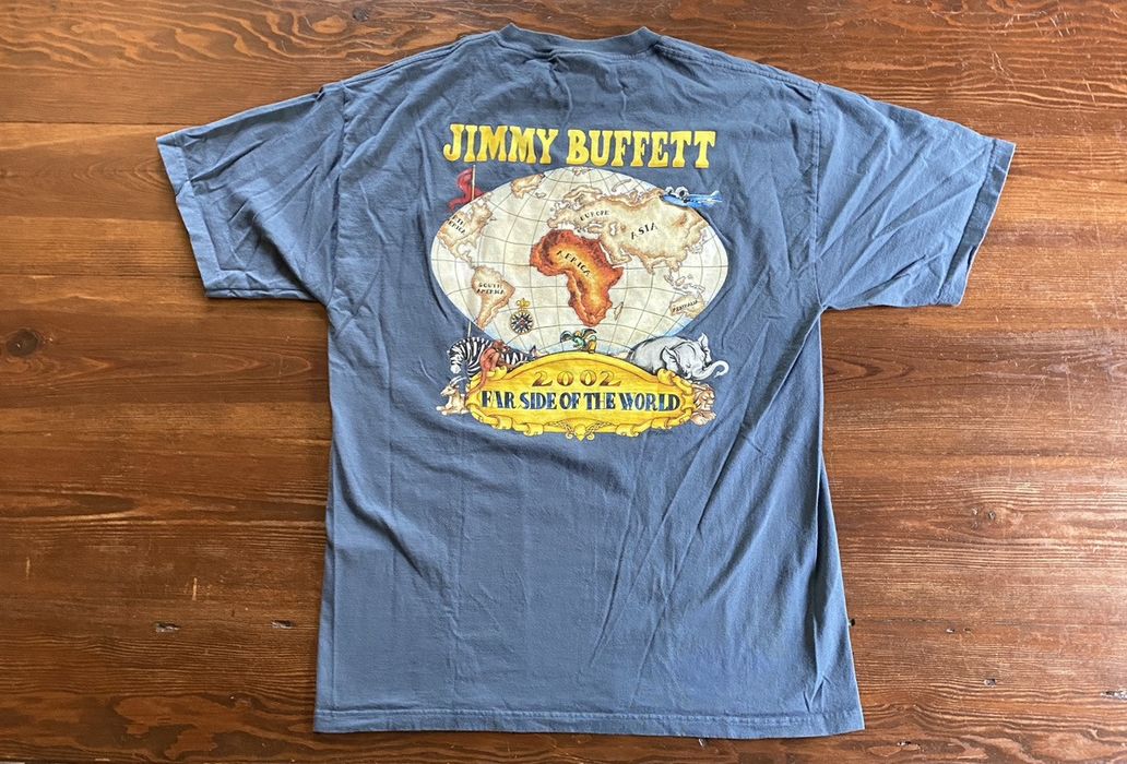 Vintage Vintage 02 Jimmy Buffet Far Side of the World Tour Tee