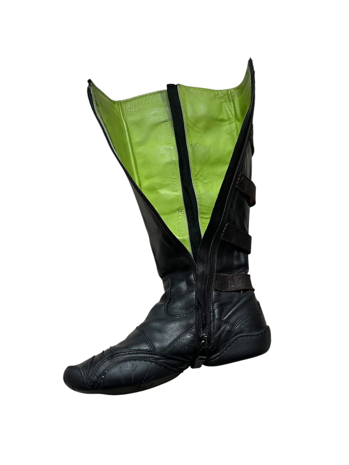 Marithe + Francois Girbaud Rare leather knee-high boots by Marithe Francois Girbaud Size US 6 / IT 36 - 4 Thumbnail