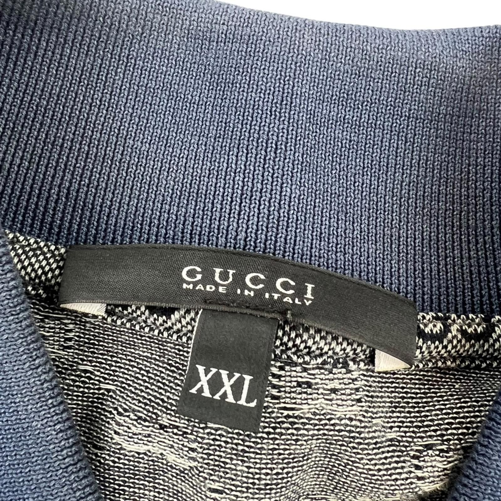 Gucci Gucci Monogram Grey Polo Shirt Size US M / EU 48-50 / 2 - 4 Thumbnail