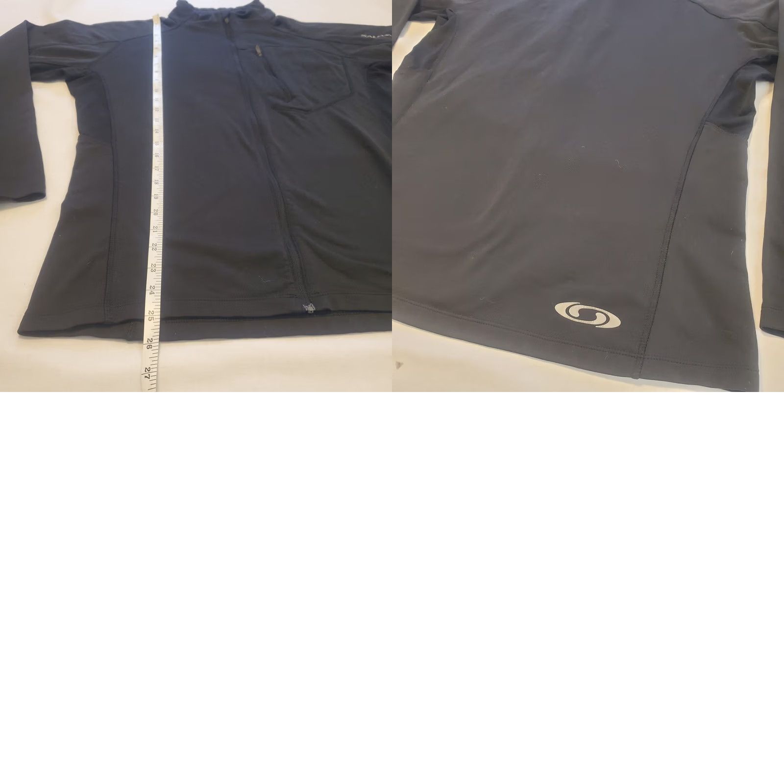 Salomon Salomon Womens Jacket Acti Lite Full Zip Black Large Athleisure Size L / US 10 / IT 46 - 8 Thumbnail