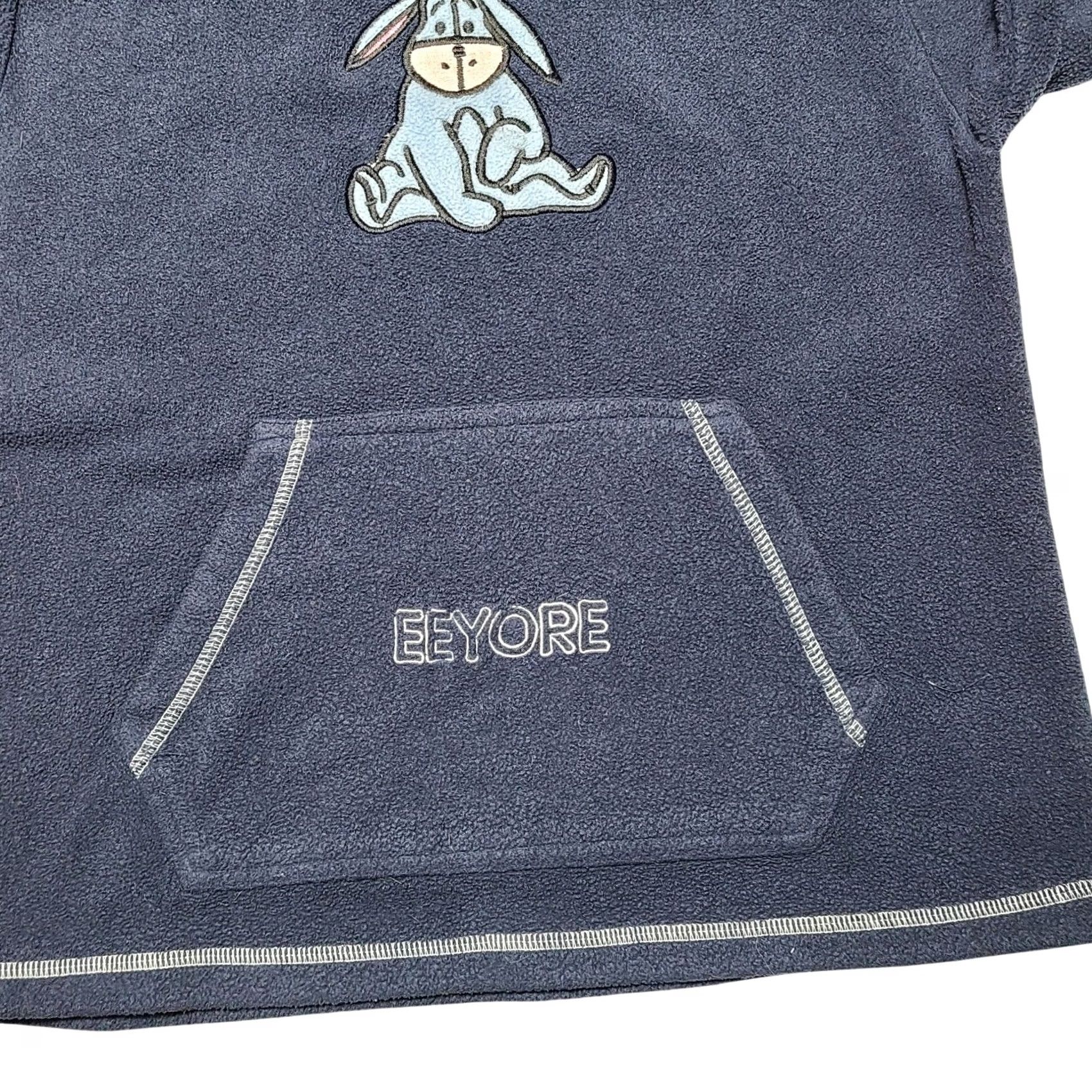 Disney VINTAGE Disney Eeyore Women's Fleece Hooded Pullover M Hooded Pullover Blue Pooh Mens Womens Girls Size M / US 6-8 / IT 42-44 - 2 Thumbnail