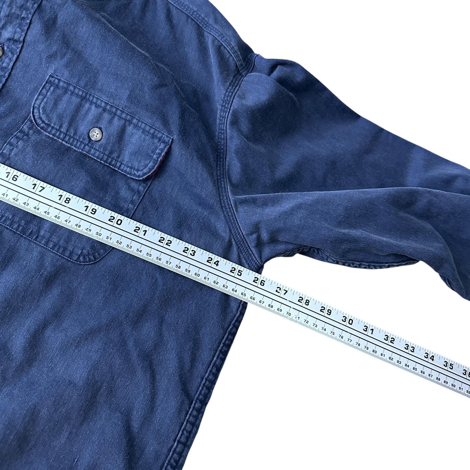L.L. Bean LL Bean Shirt Mens L Tall Blue Lined Long Sleeve Button-Up Size US L / EU 52-54 / 3 - 8 Thumbnail