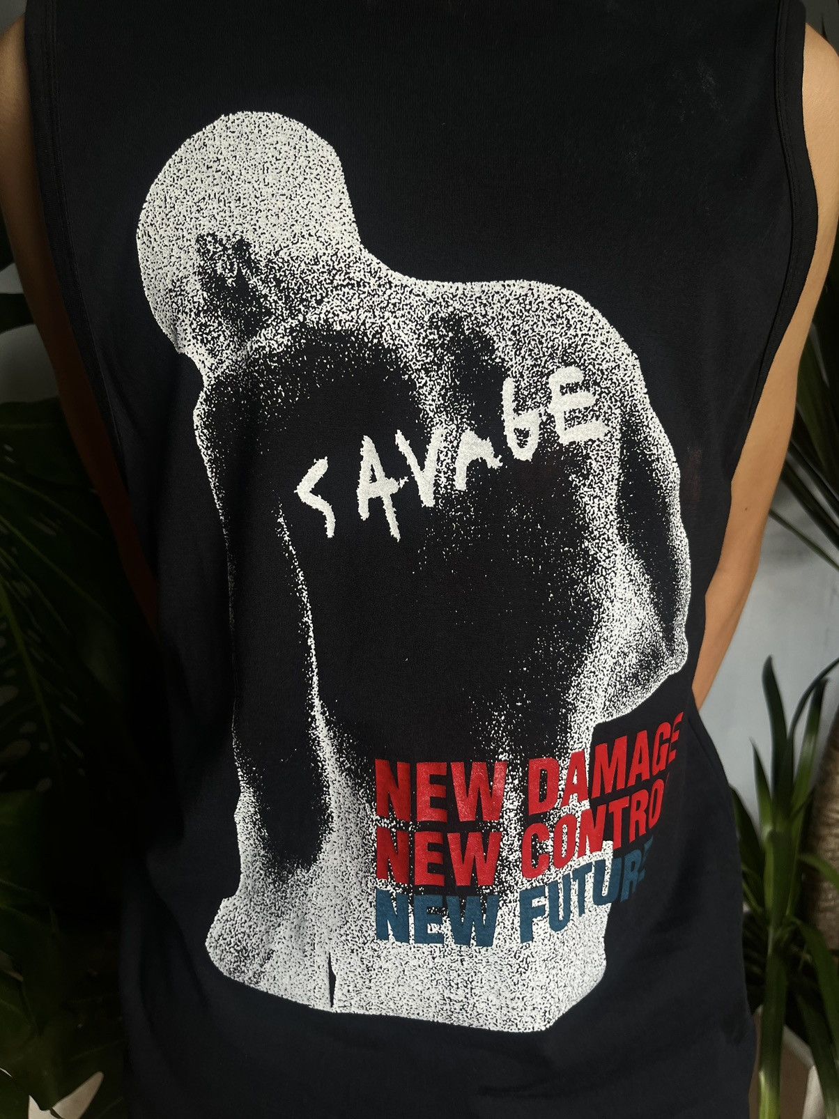 2003 Raf Simons Limited Edition ´Savage´ Tank Top - Tops