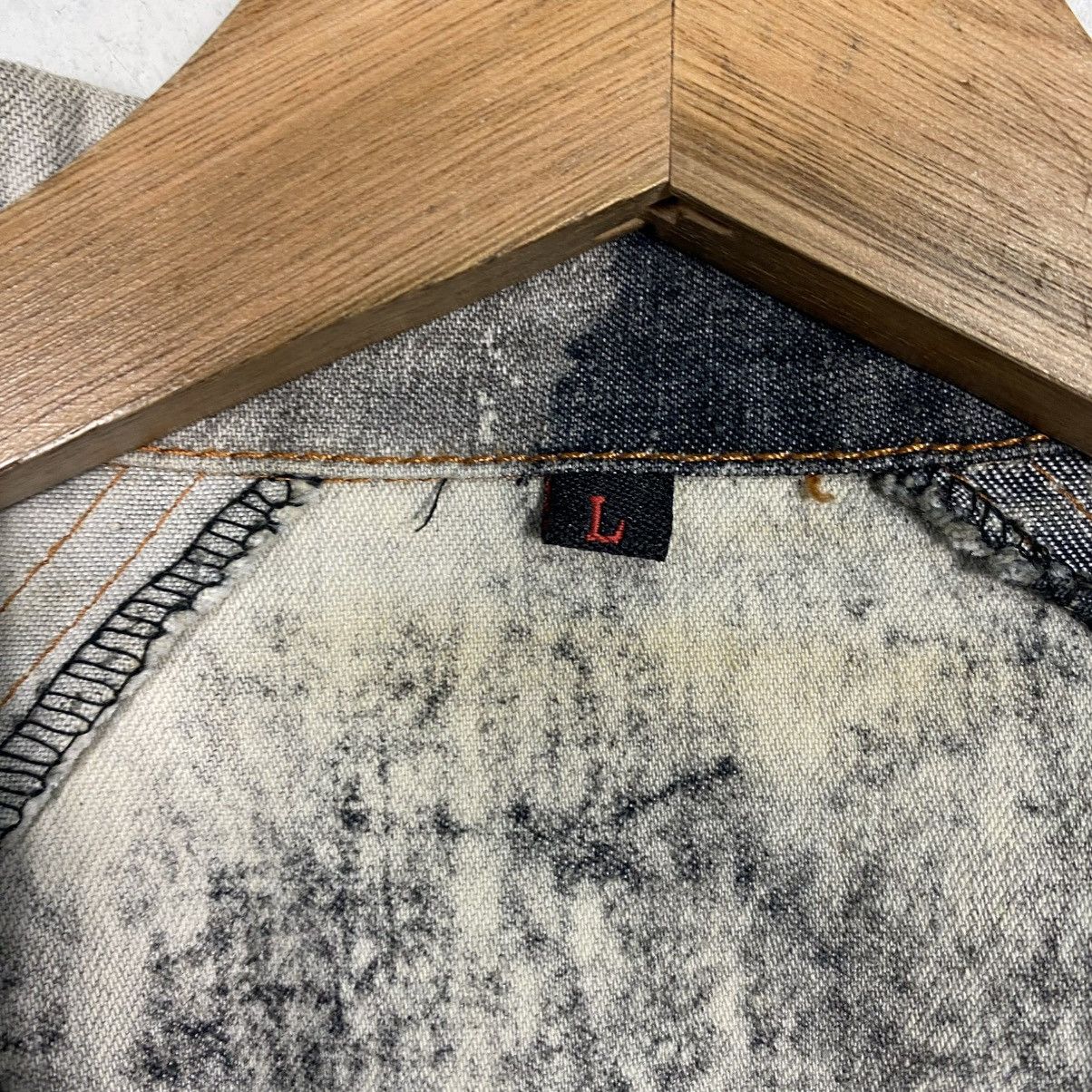 Japanese Brand Vintage Y2K ICHIOKU Fairy Grunge Cropped Denim Jacket Size US L / EU 52-54 / 3 - 15 Thumbnail