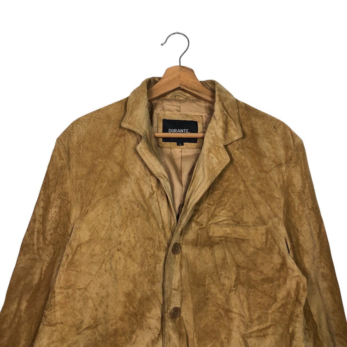 Japanese Brand 📌Vintage Biker Leather Jacket Durante Issey Miyake Size US L / EU 52-54 / 3 - 4 Thumbnail