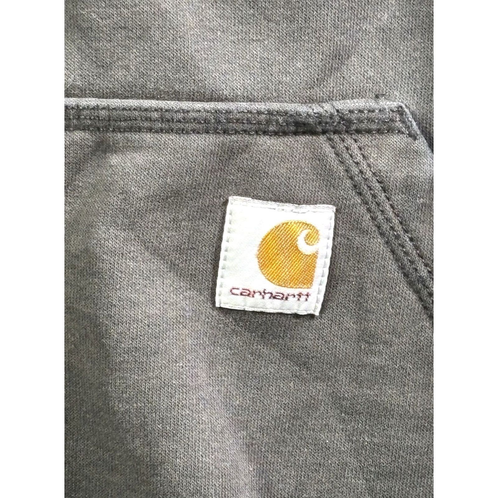 Carhartt Carhartt Hoodie Mens Rain Defender Loose Fit Faded Black Size Medium Outdoors Shirt Pullover Hooded Drawstring Black Logo Size US M / EU 48-50 / 2 - 2 Thumbnail