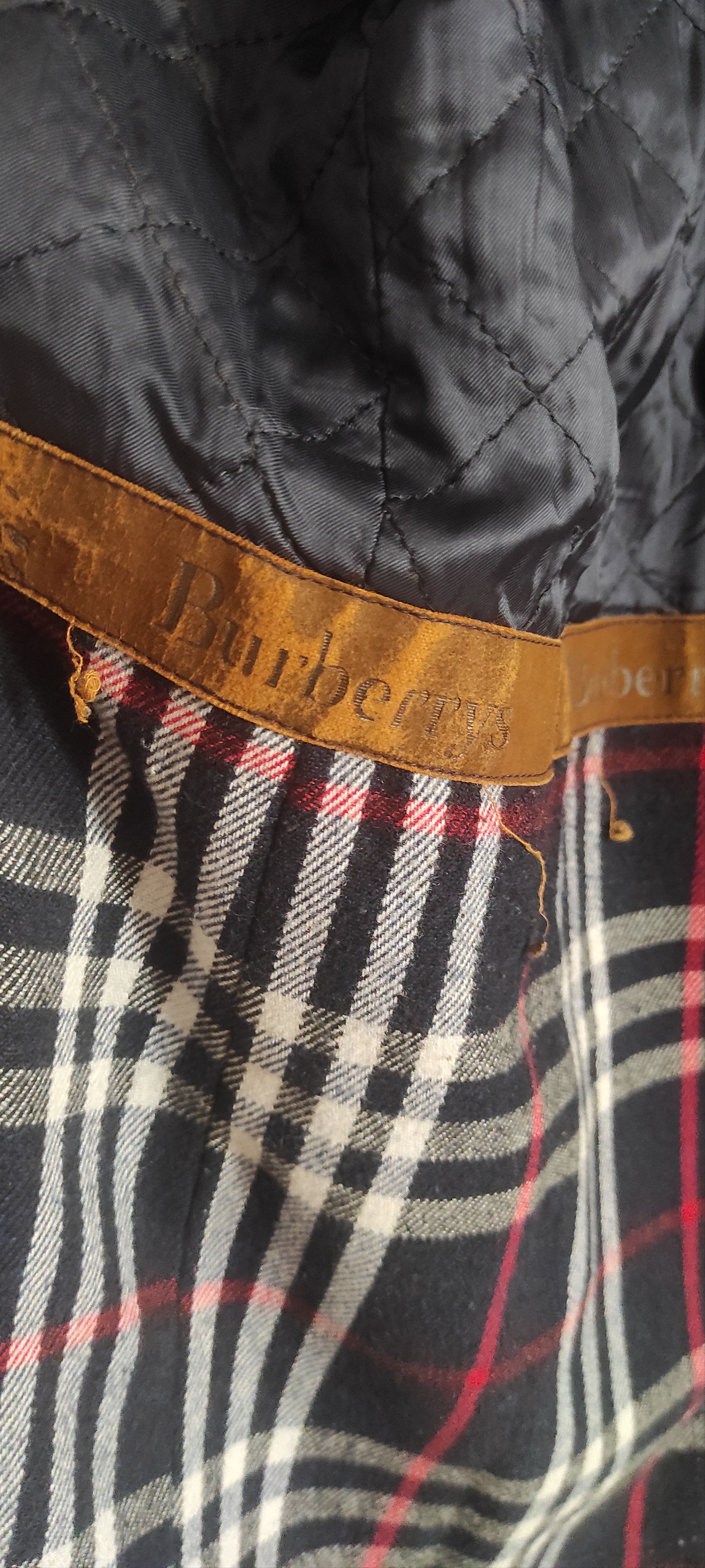 Burberry Vintage Burberrys Wool 90s Duffle Coat Blue Nova Check Size US XL / EU 56 / 4 - 15 Thumbnail