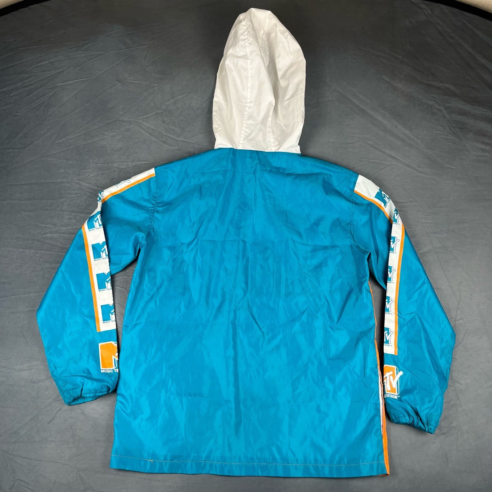 Other MTV Logo Hooded Windbreaker Jacket Quarter Zip Music Tele Size US M / EU 48-50 / 2 - 8 Thumbnail