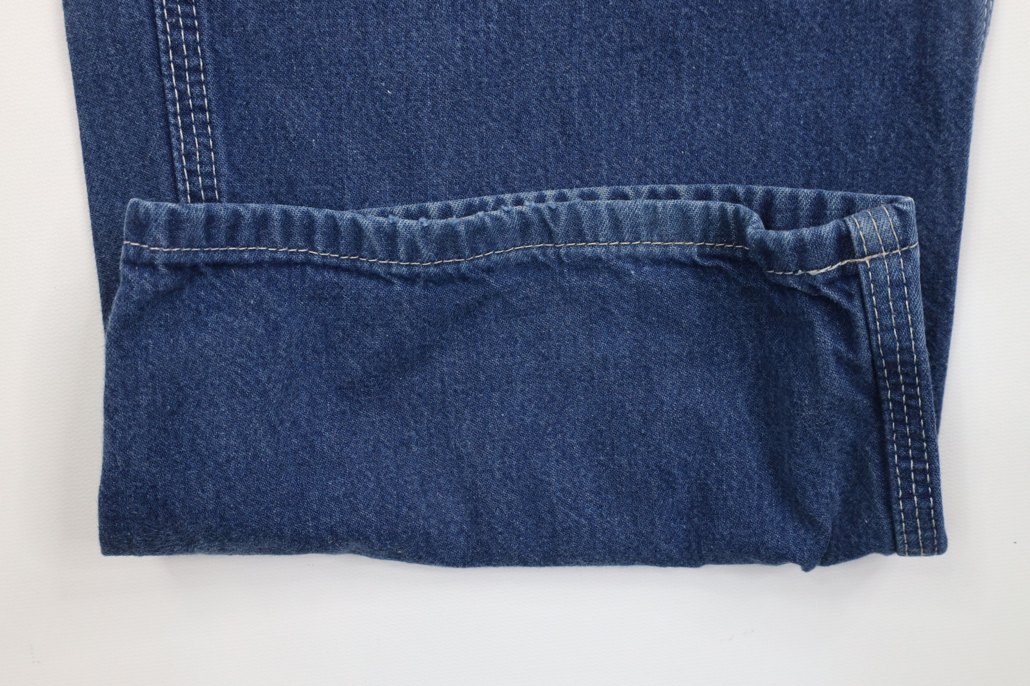 Carhartt × Vintage Vintage Carhartt Spell Out Wide Leg Carpenter Dungaree Jeans Size US 40 / EU 56 - 5 Thumbnail