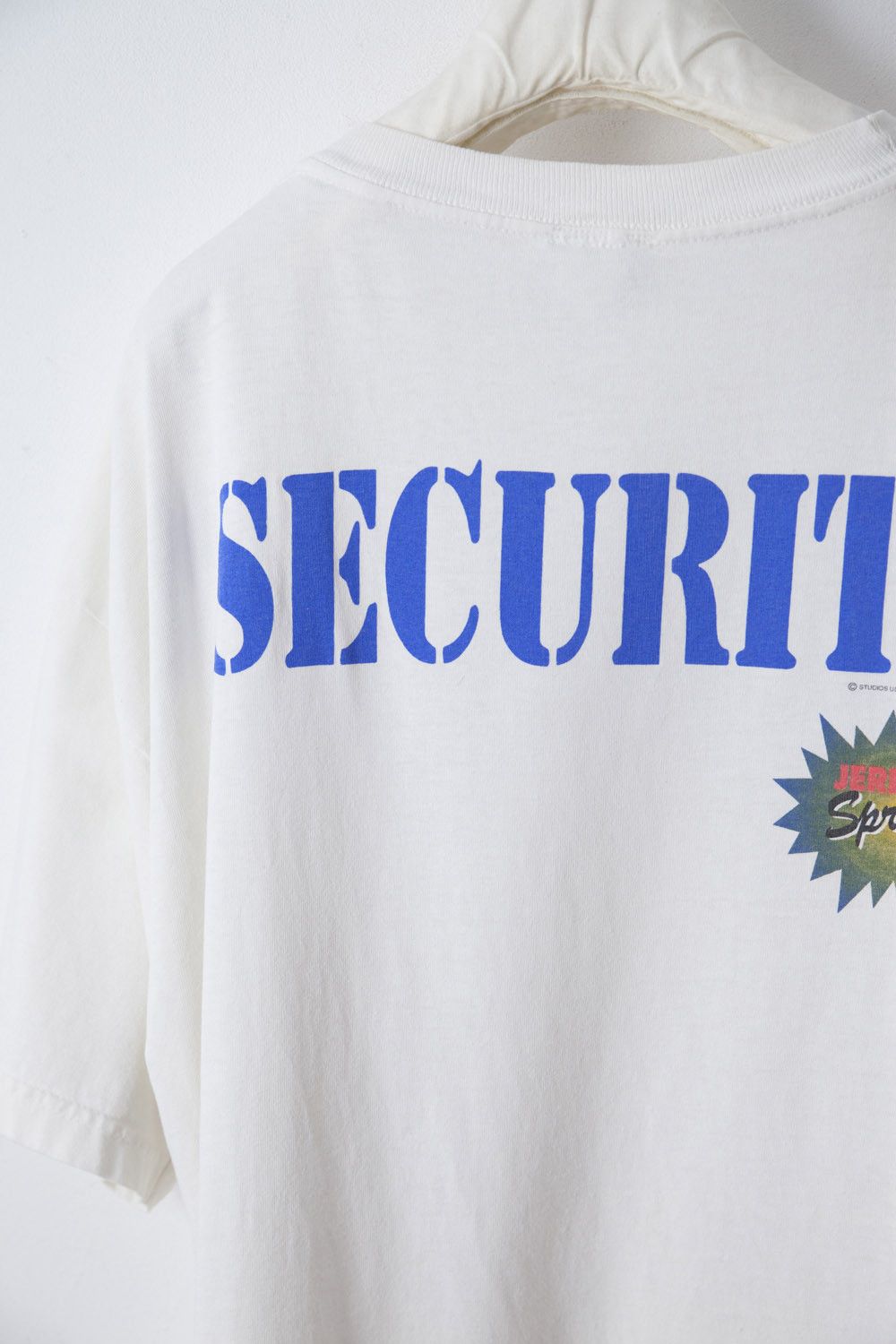 Vintage 1990's Jerry Springer Security t-shirt / Stanley Desantis Size US XL / EU 56 / 4 - 2 Thumbnail