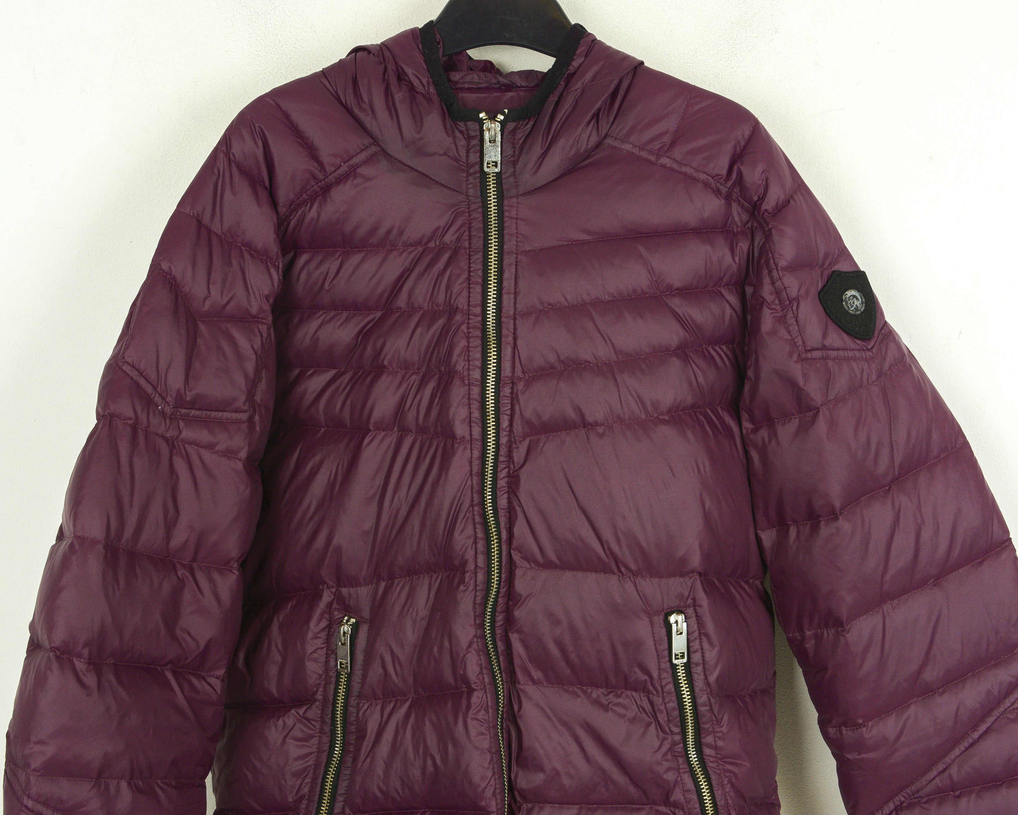 Diesel Mens S Insulated Down Puffer Jacket Coat Parka Hooded Padded Size US S / EU 44-46 / 1 - 2 Thumbnail