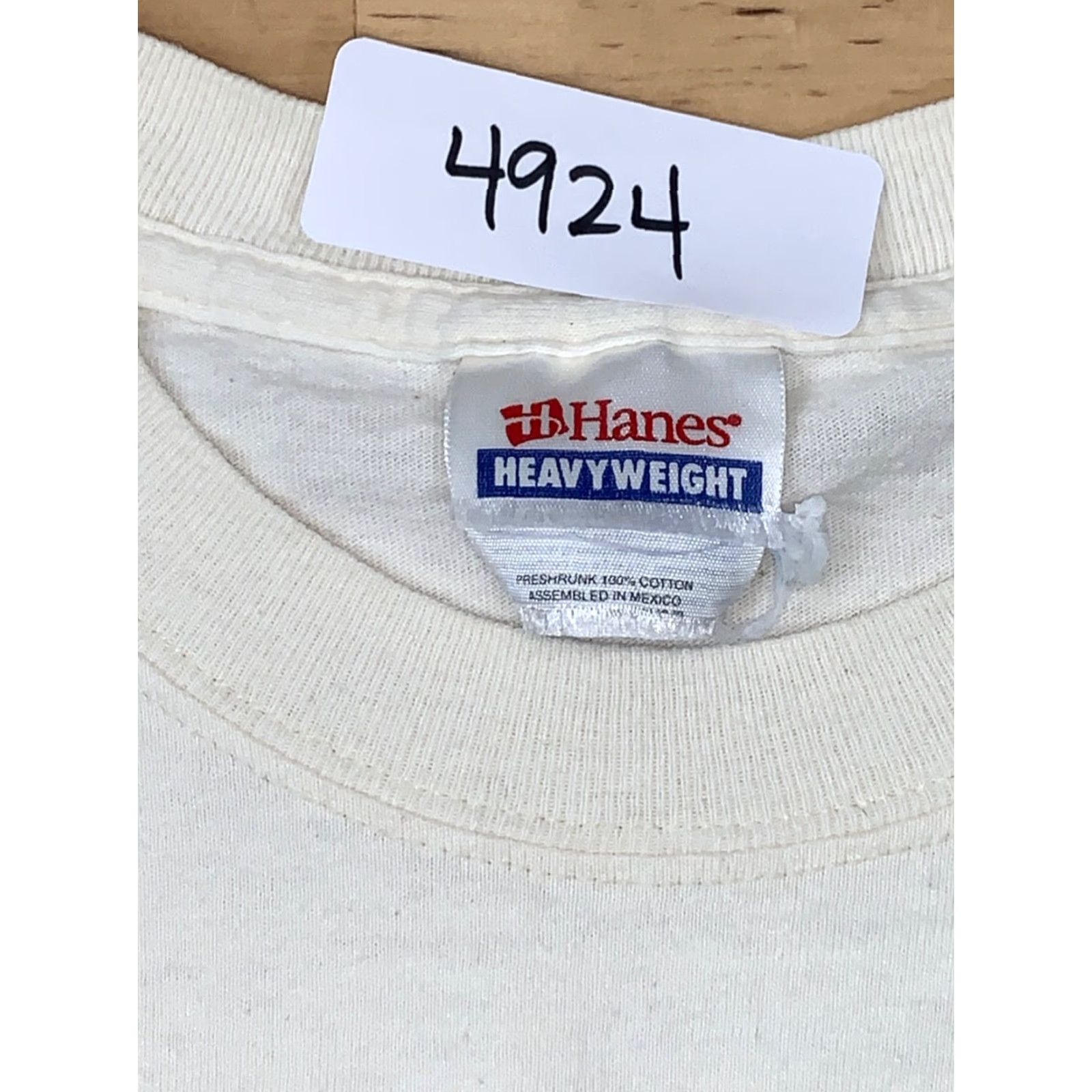 Hanes VINTAGE Hanes Mission San Luis Rey King of the Mission T Shirt White S Short Sleeve Crew Neck Men 4924 80s 90s Classic Size US S / EU 44-46 / 1 - 4 Thumbnail