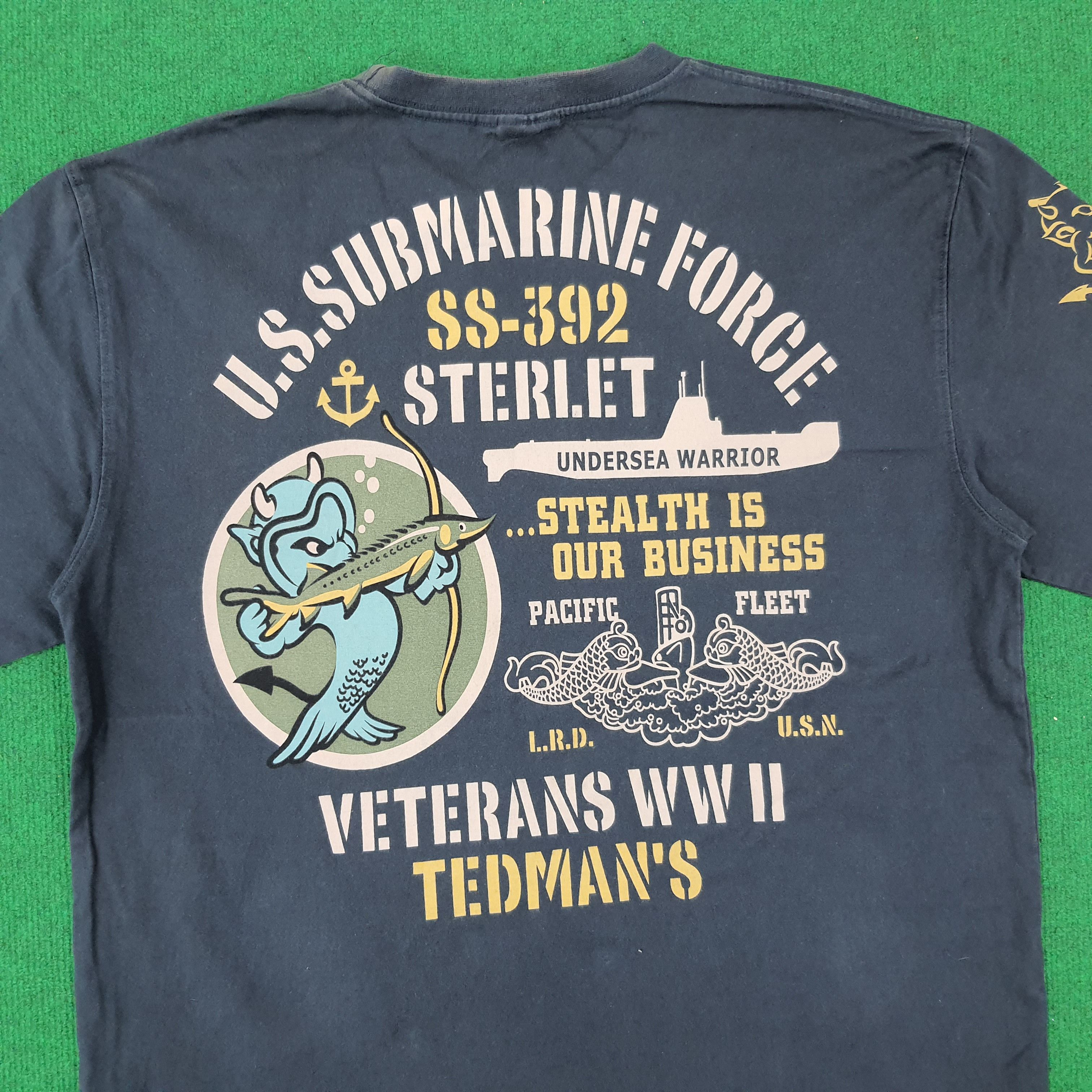 Vintage Vintage Tedman U.S Submarine Force by Ted Company Tshirt Size US L / EU 52-54 / 3 - 2 Thumbnail