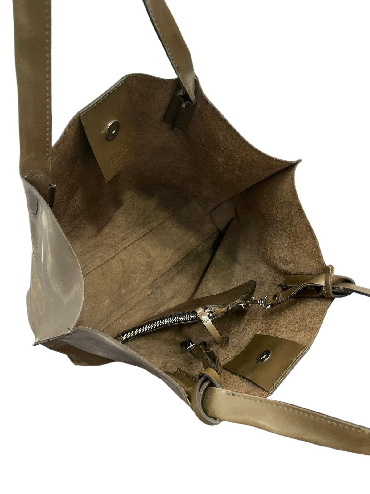 Japanese Brand Full Leather Gianni Chiarinni Italy Tote Bag 9🟩 Size ONE SIZE - 19 Thumbnail