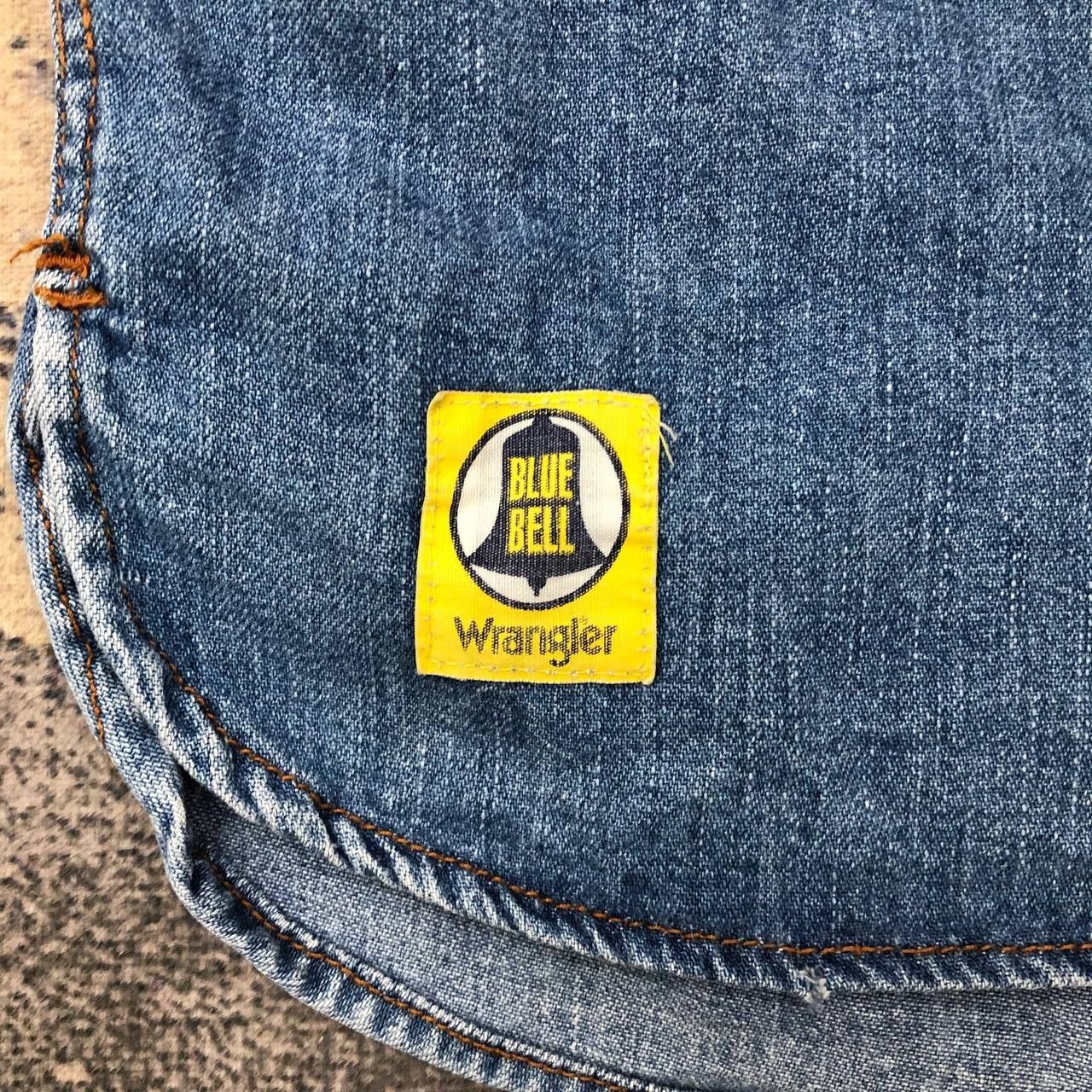 Vintage × Wrangler T307 VTG BLUE BELL WRANGLER DUNGAREES DENIM SHIRTS Size US L / EU 52-54 / 3 - 8 Thumbnail