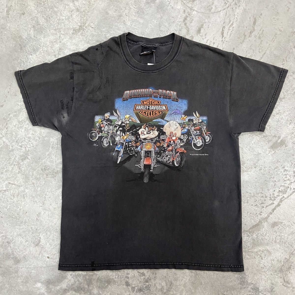 Harley Davidson × Vintage Vintage Harley Davidson Looney Tunes Size US L / EU 52-54 / 3 - 1 Thumbnail