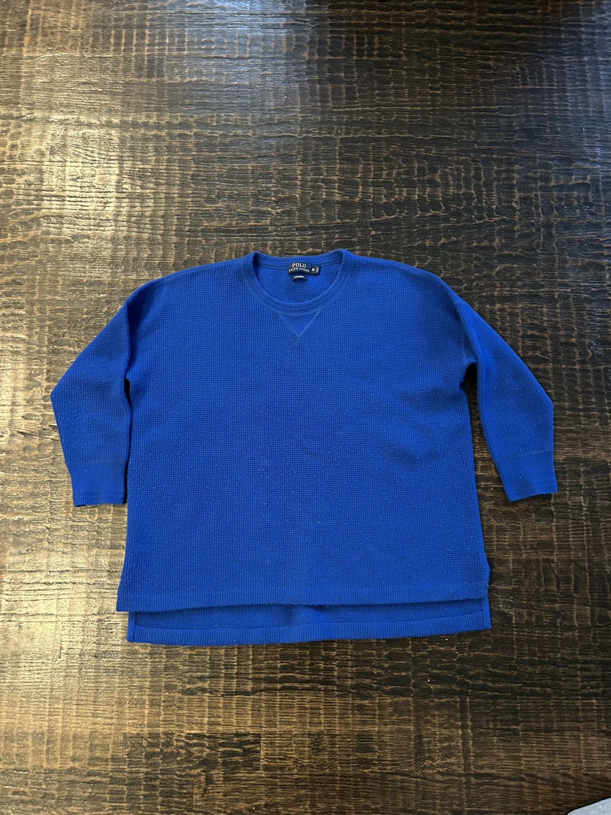 Polo Ralph Lauren × Vintage Polo Ralph Lauren Blue Cashmere Sweater Size US M / EU 48-50 / 2 - 1 Thumbnail