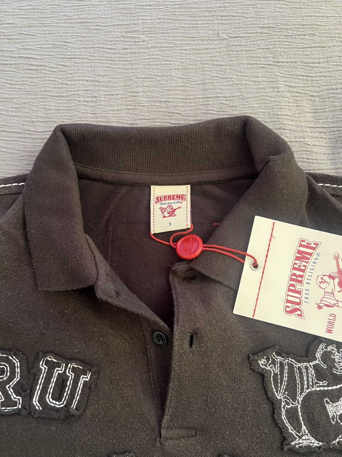 Supreme × True Religion Supreme True Religion Applique Polo Black Size Small Size US S / EU 44-46 / 1 - 9 Thumbnail
