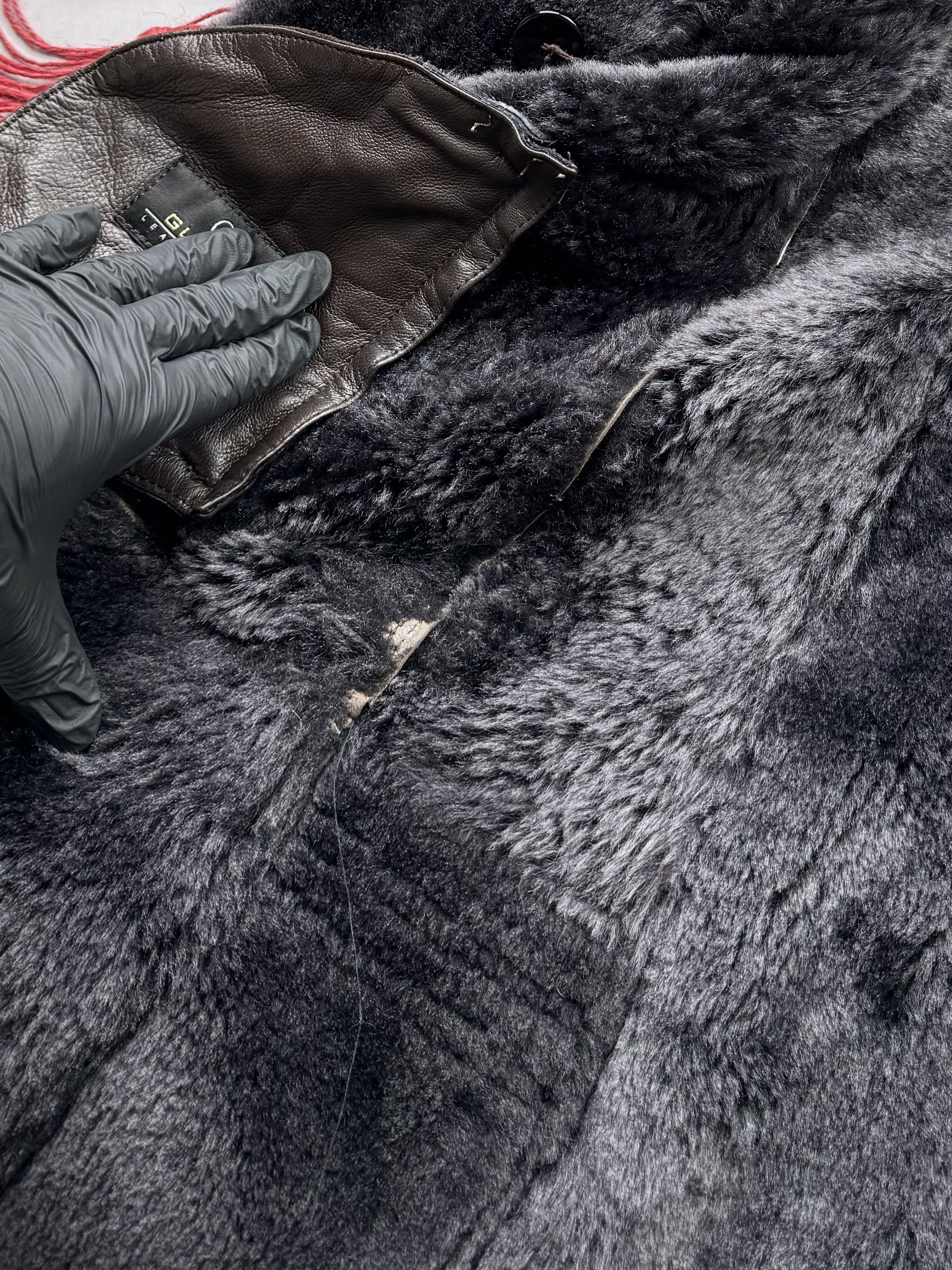 Japanese Brand Vintage Real Sheepskin Coat (E4) Size S / US 4 / IT 40 - 9 Thumbnail
