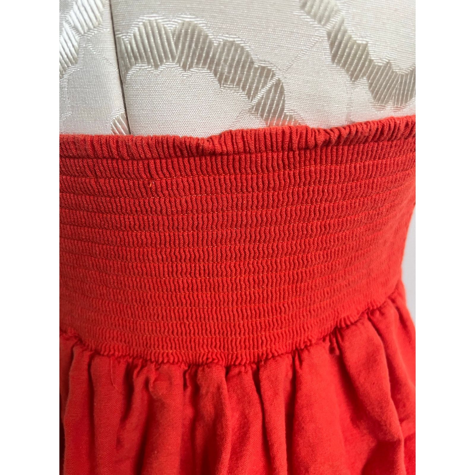 American Eagle Outfitters American Eagle Tiered Tie Neck Halter Dress Large Size L / US 10 / IT 46 - 4 Thumbnail