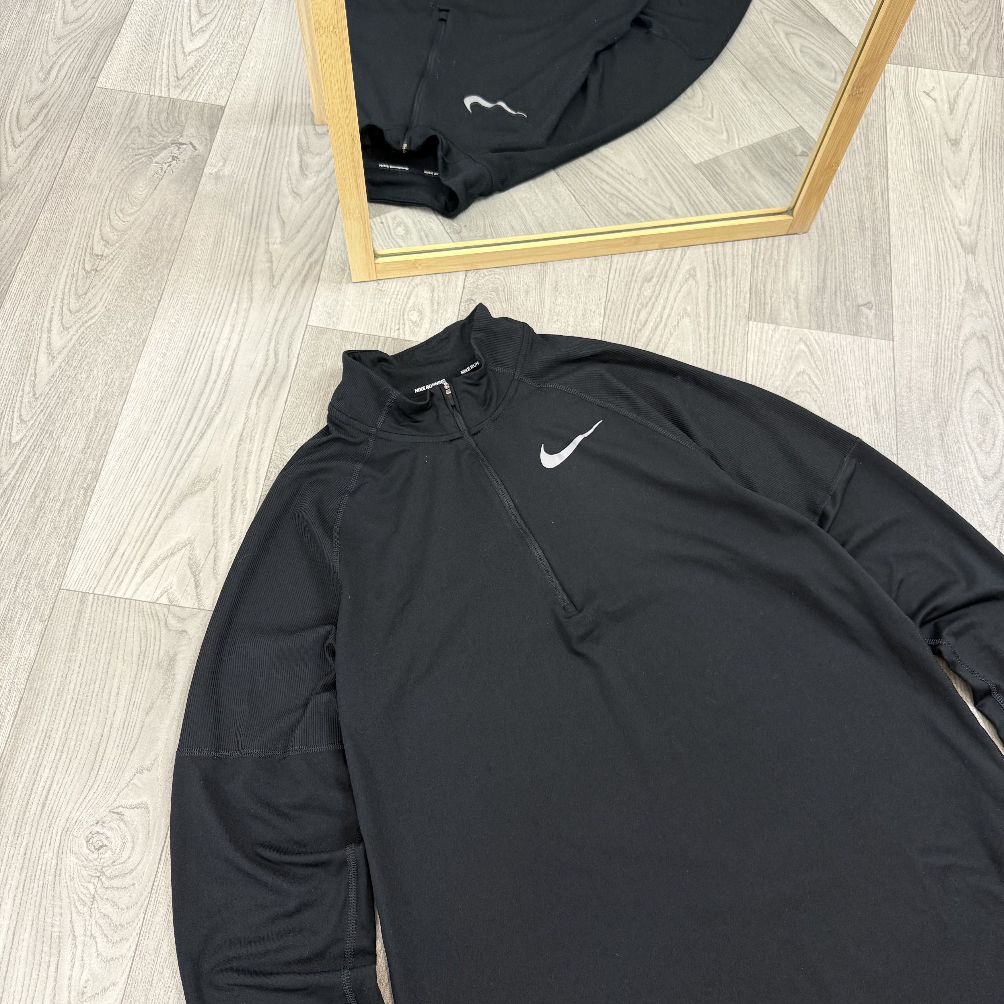 Nike Nike Running 1/4 Zip Long Sleeve Rashguard Sweater Shrit Size US M / EU 48-50 / 2 - 5 Thumbnail