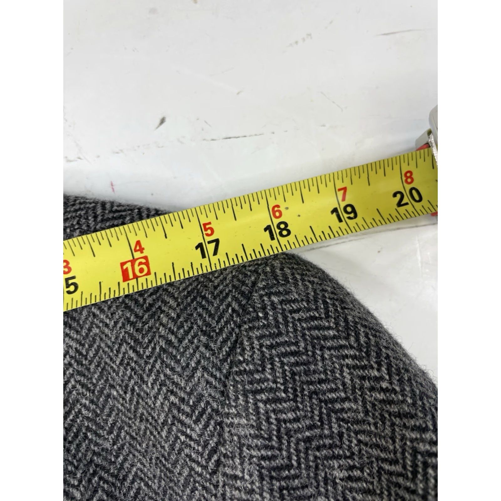 Vintage VINTAGE L.L. Bean Primaloft Insulated Gray Herringbone Wool Blend Blazer Sport Coat Men 40 Size 40R - 8 Thumbnail