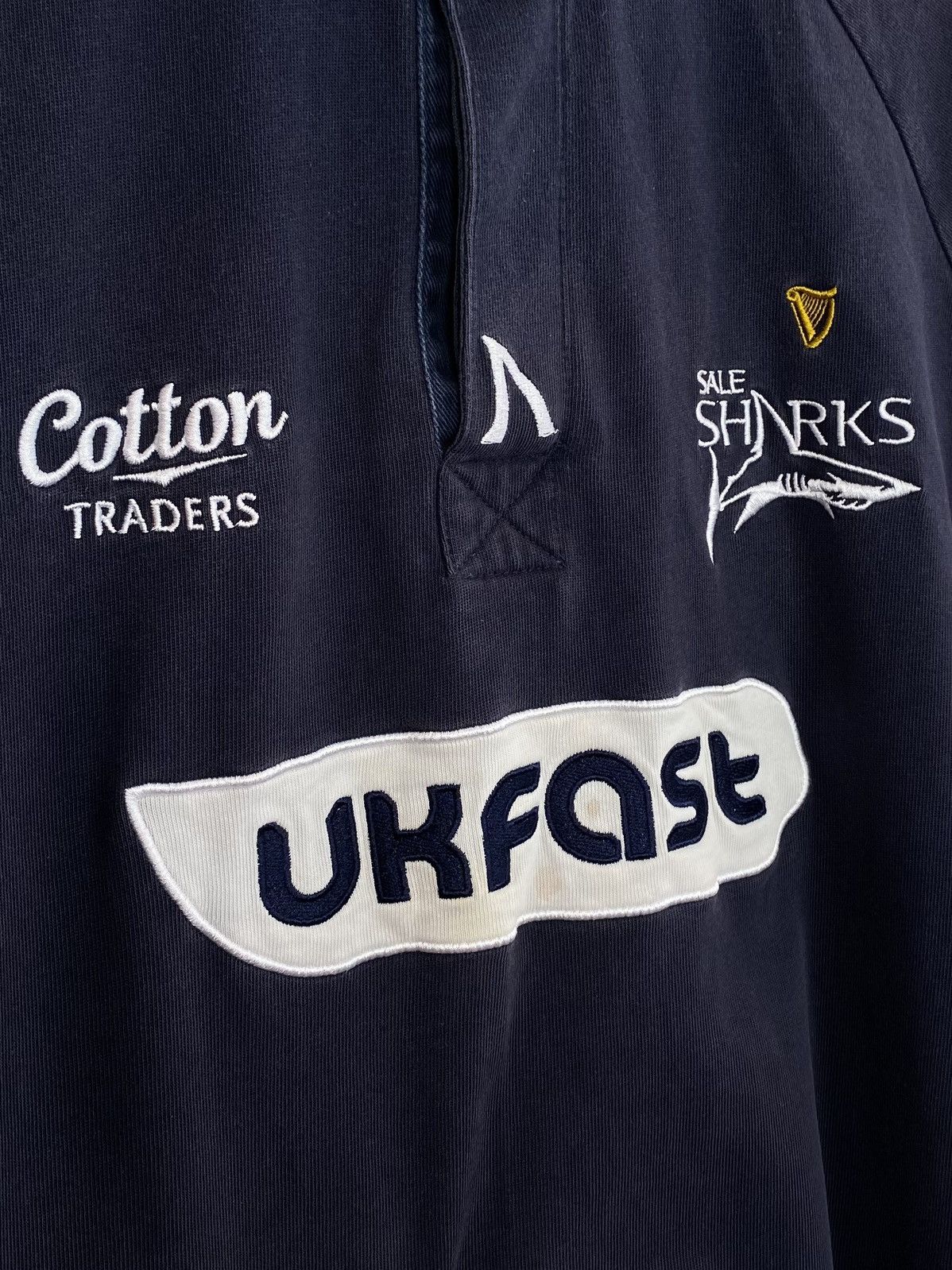 Other Cotton Traders Sale Sharks Rugby Shirt 2009-2010 Size 2XL Size US XXL / EU 58 / 5 - 3 Thumbnail