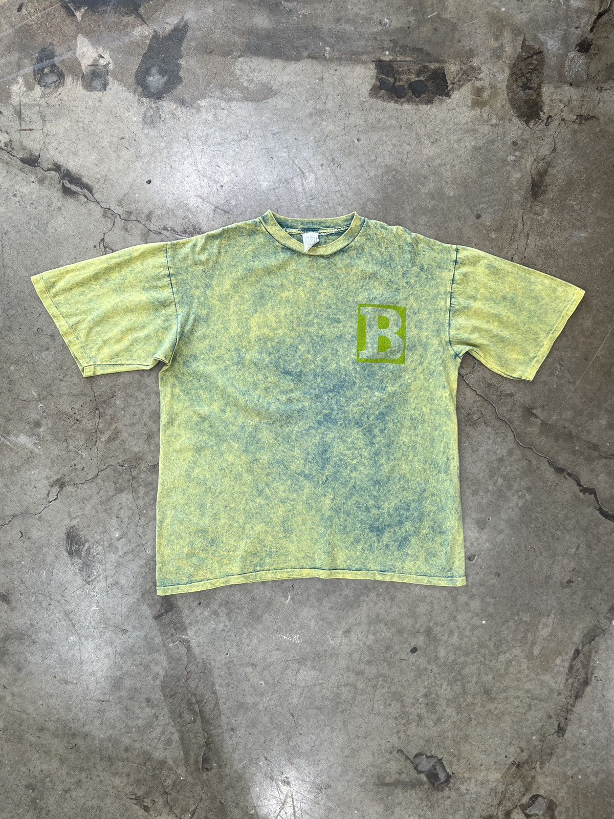 Vintage Vintage Bugle B Logo Acid Washed Dyed Surf Skate Tee XL Size US XL / EU 56 / 4 - 5 Thumbnail